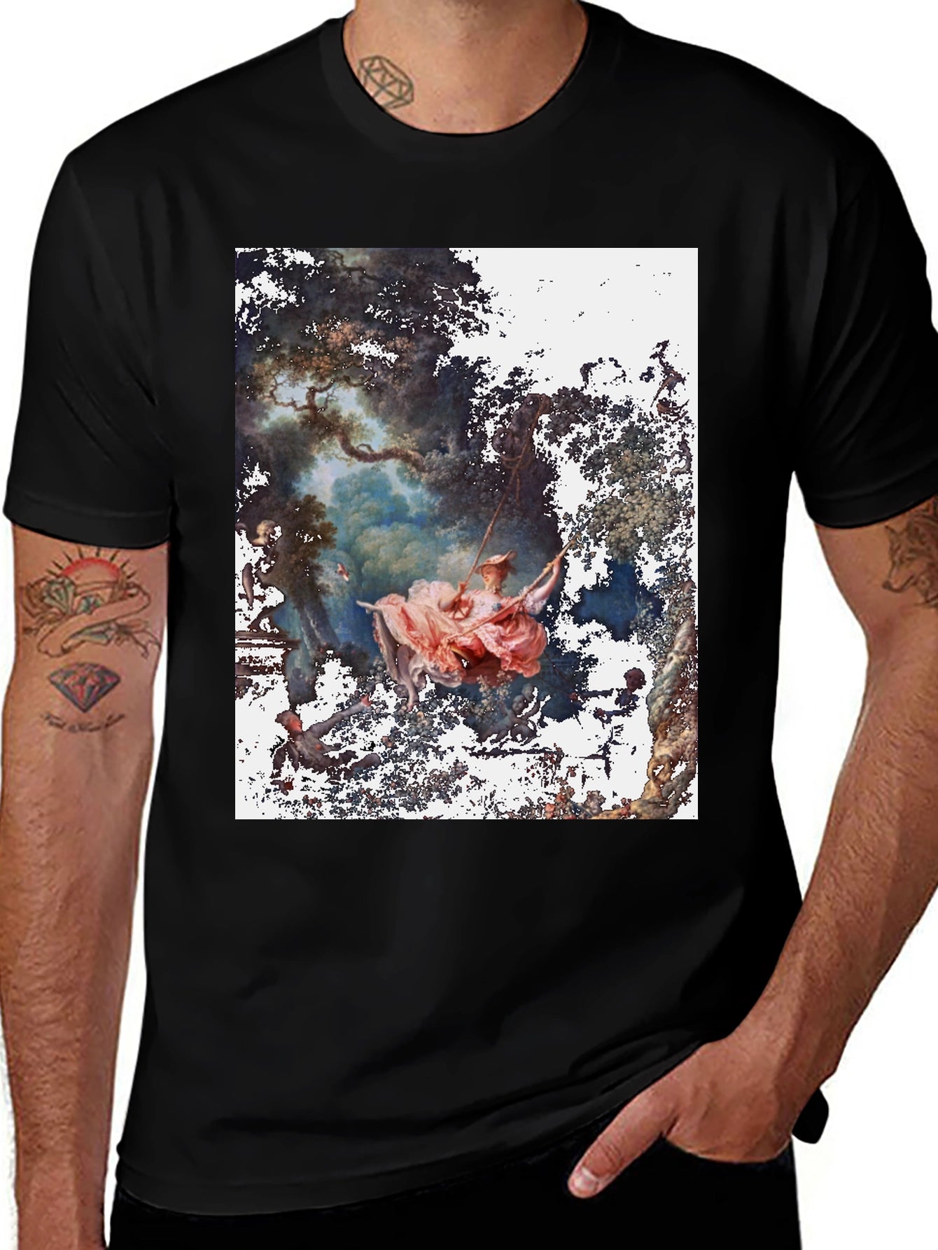 The Swing Painting T-Shirt - Art Tee