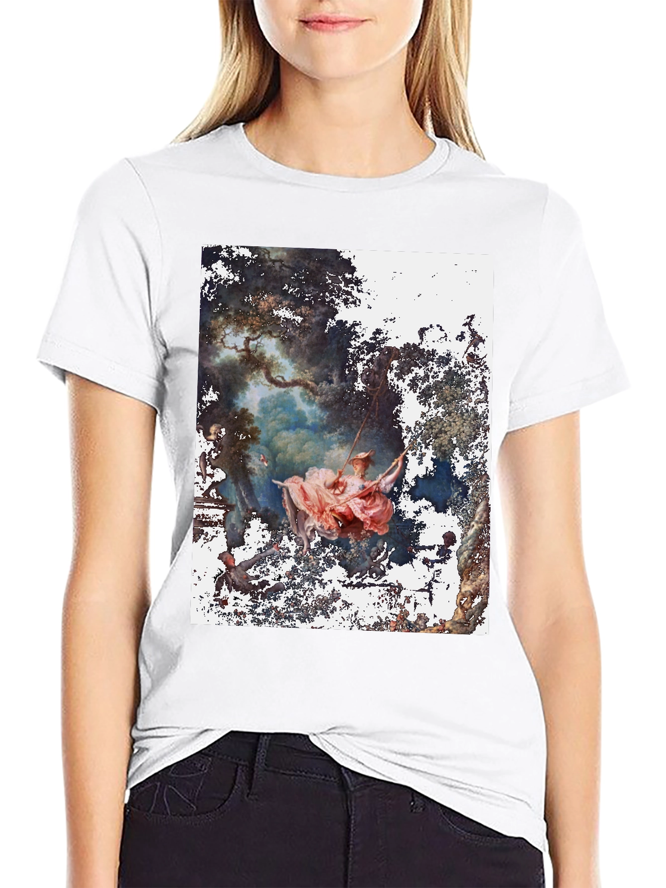 The Swing Painting T-Shirt - Art Tee