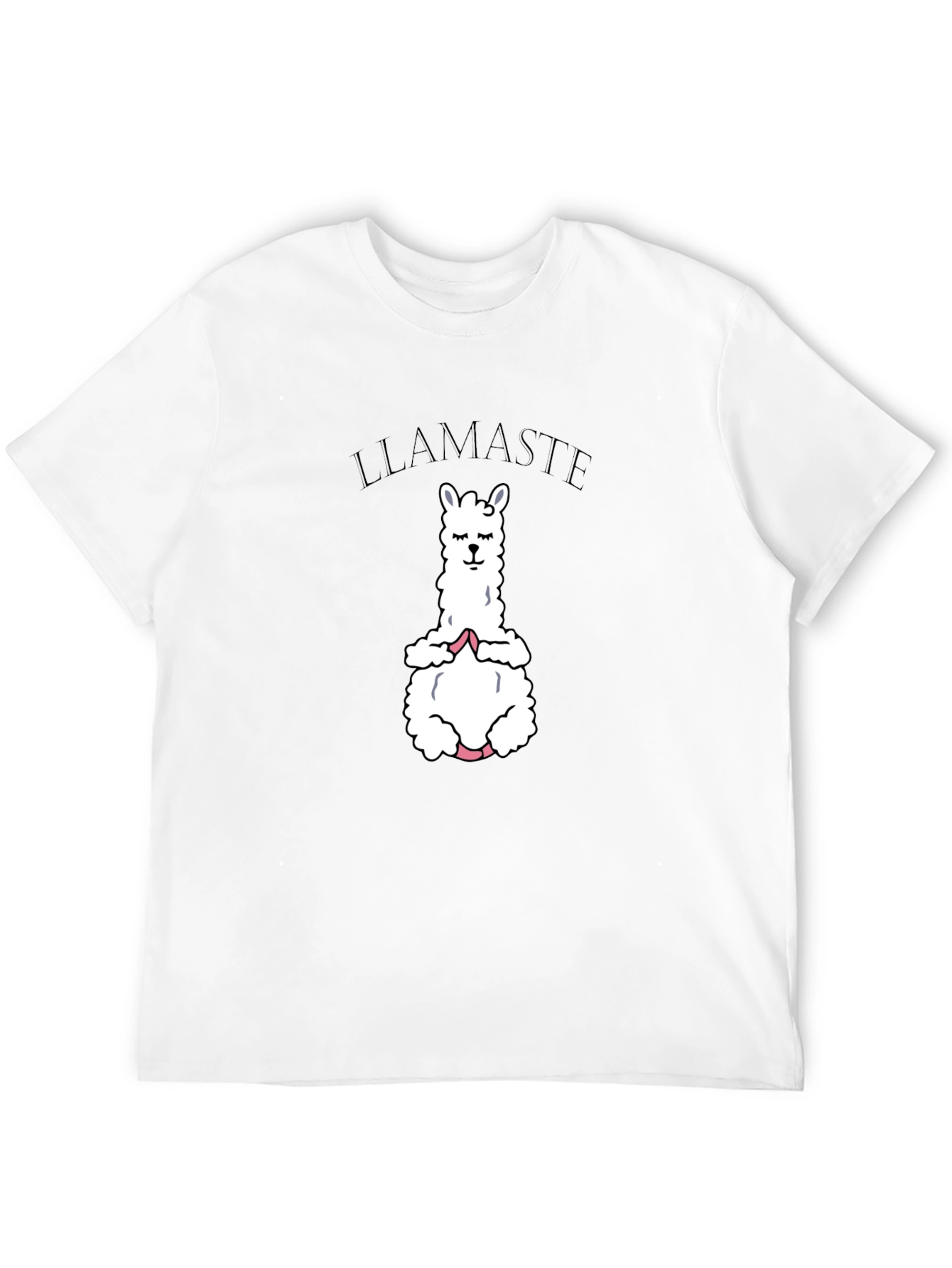 Llamaste Yoga T-Shirt - Meditating Llama Graphic Tee