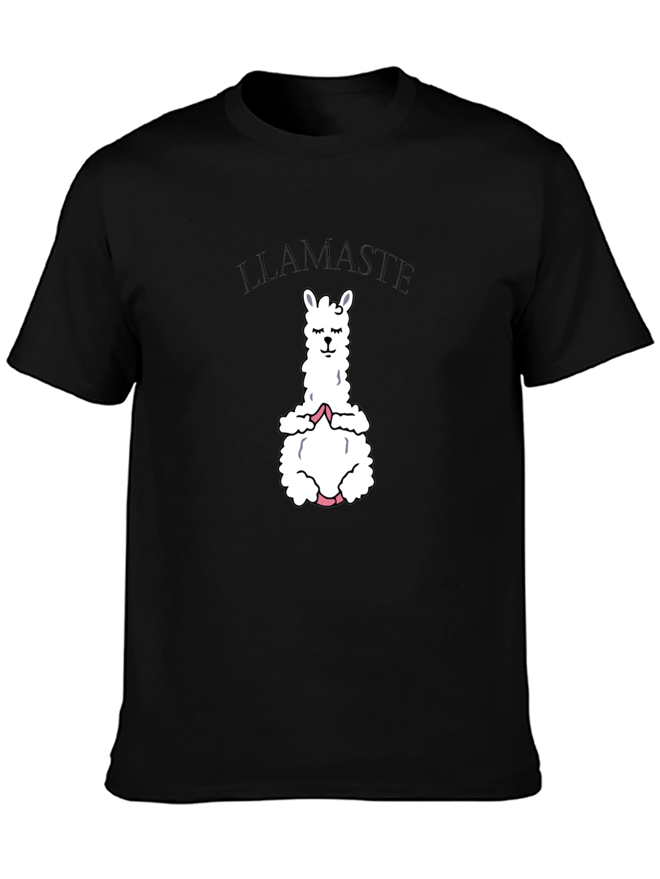 Llamaste Yoga T-Shirt - Meditating Llama Graphic Tee