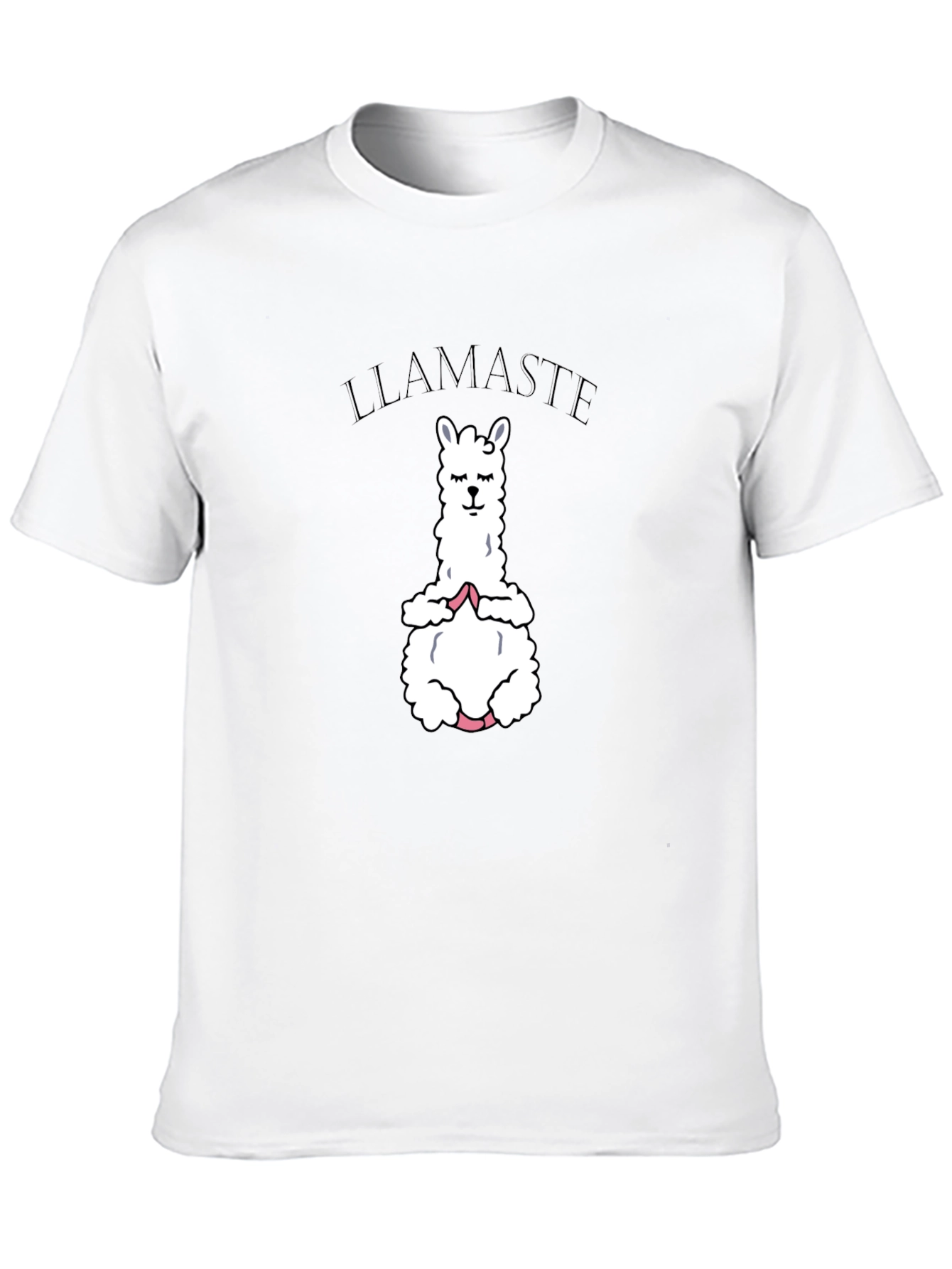 Llamaste Yoga T-Shirt - Meditating Llama Graphic Tee