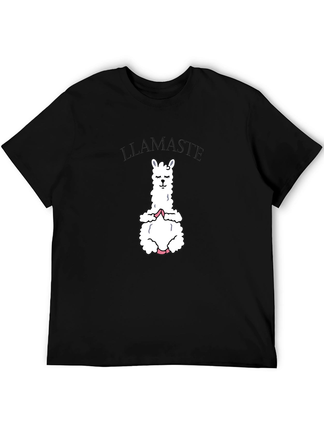 Llamaste Yoga T-Shirt - Meditating Llama Graphic Tee