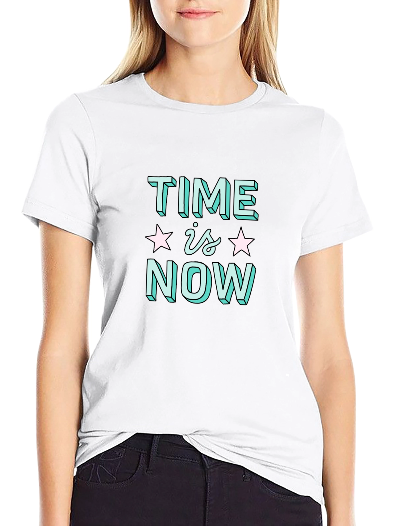 Time Is Now Graphic T-Shirt - Trendy & Cool