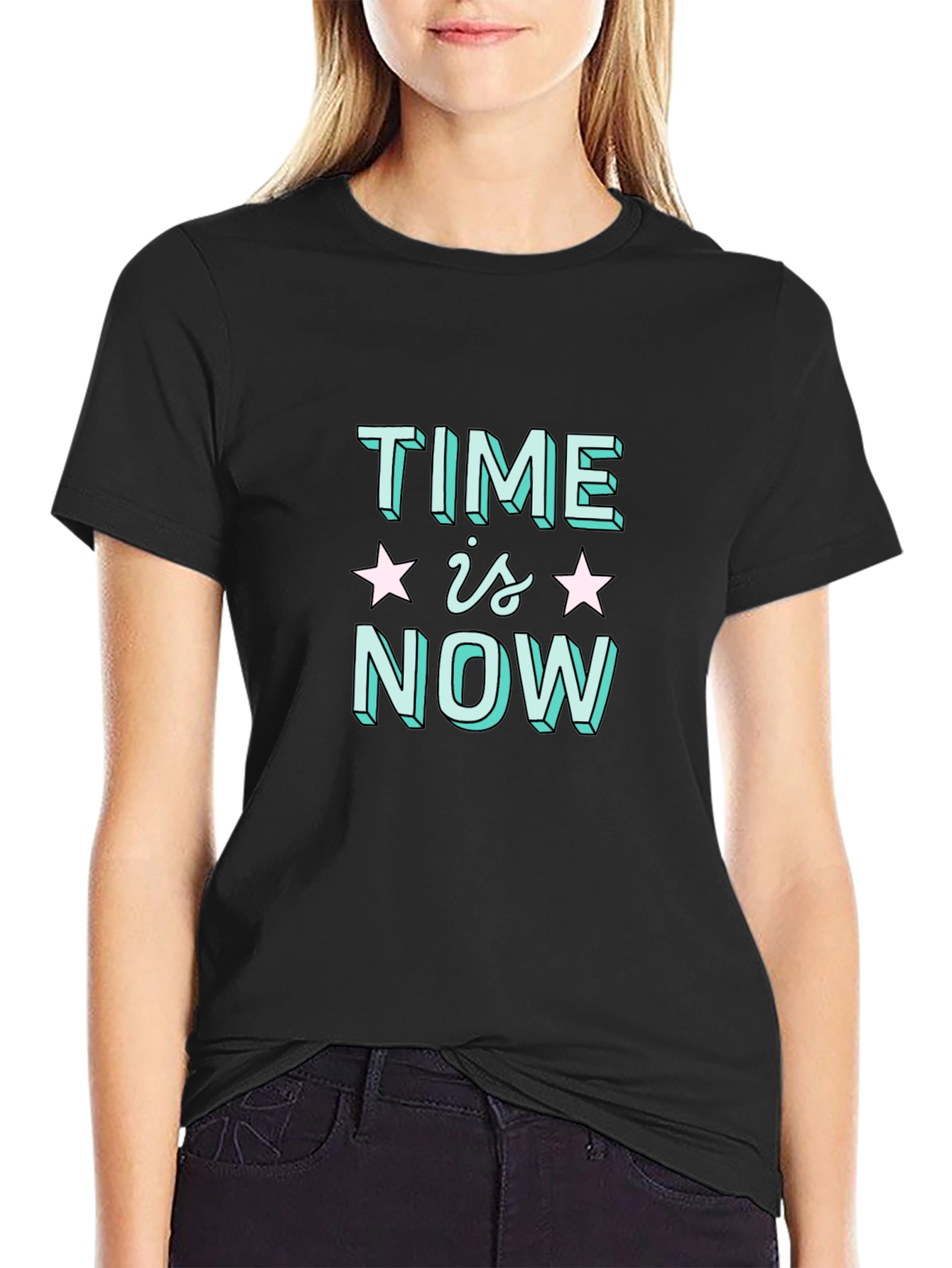 Time Is Now Graphic T-Shirt - Trendy & Cool