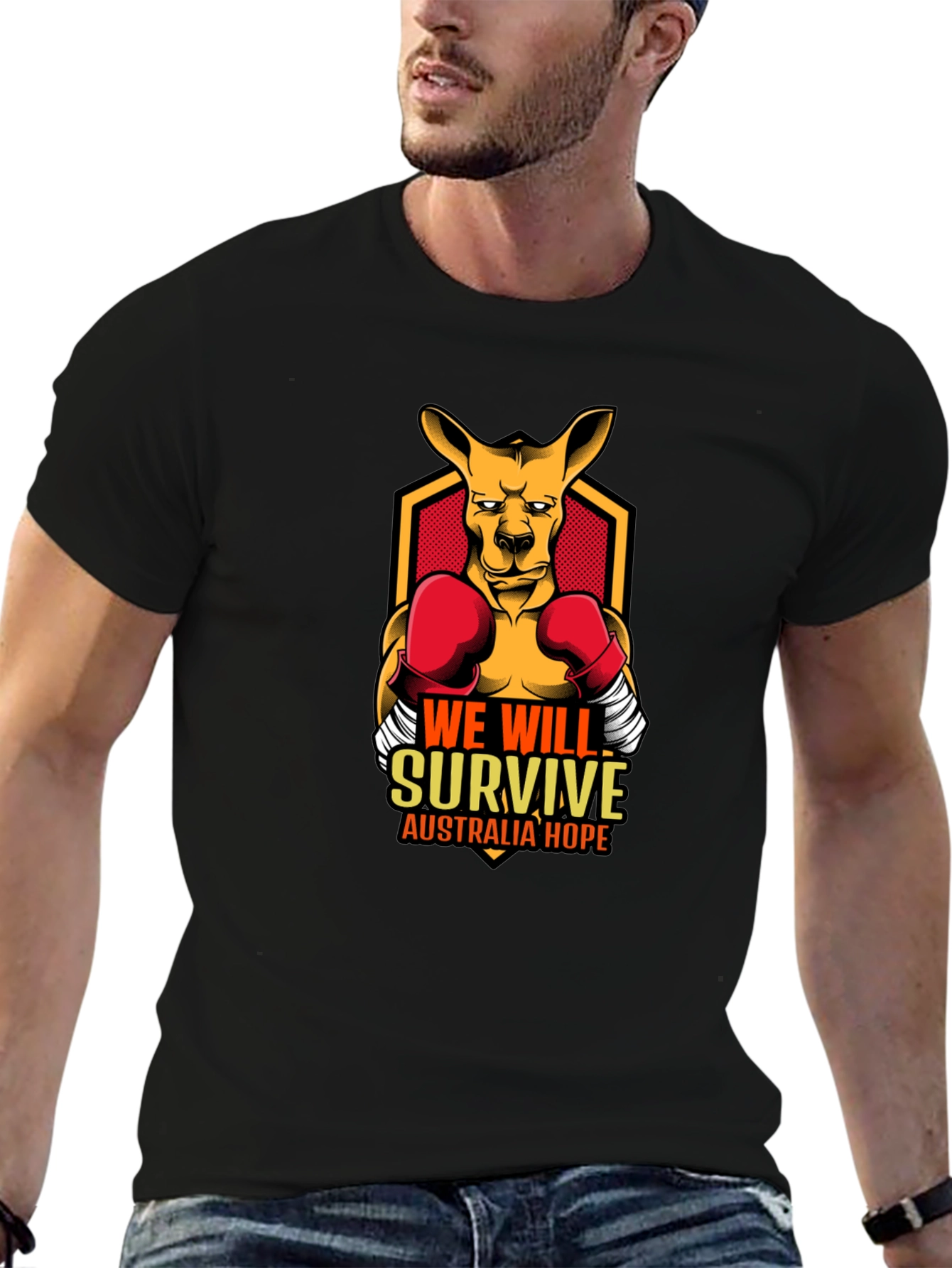 We Will Survive Kangaroo T-Shirt
