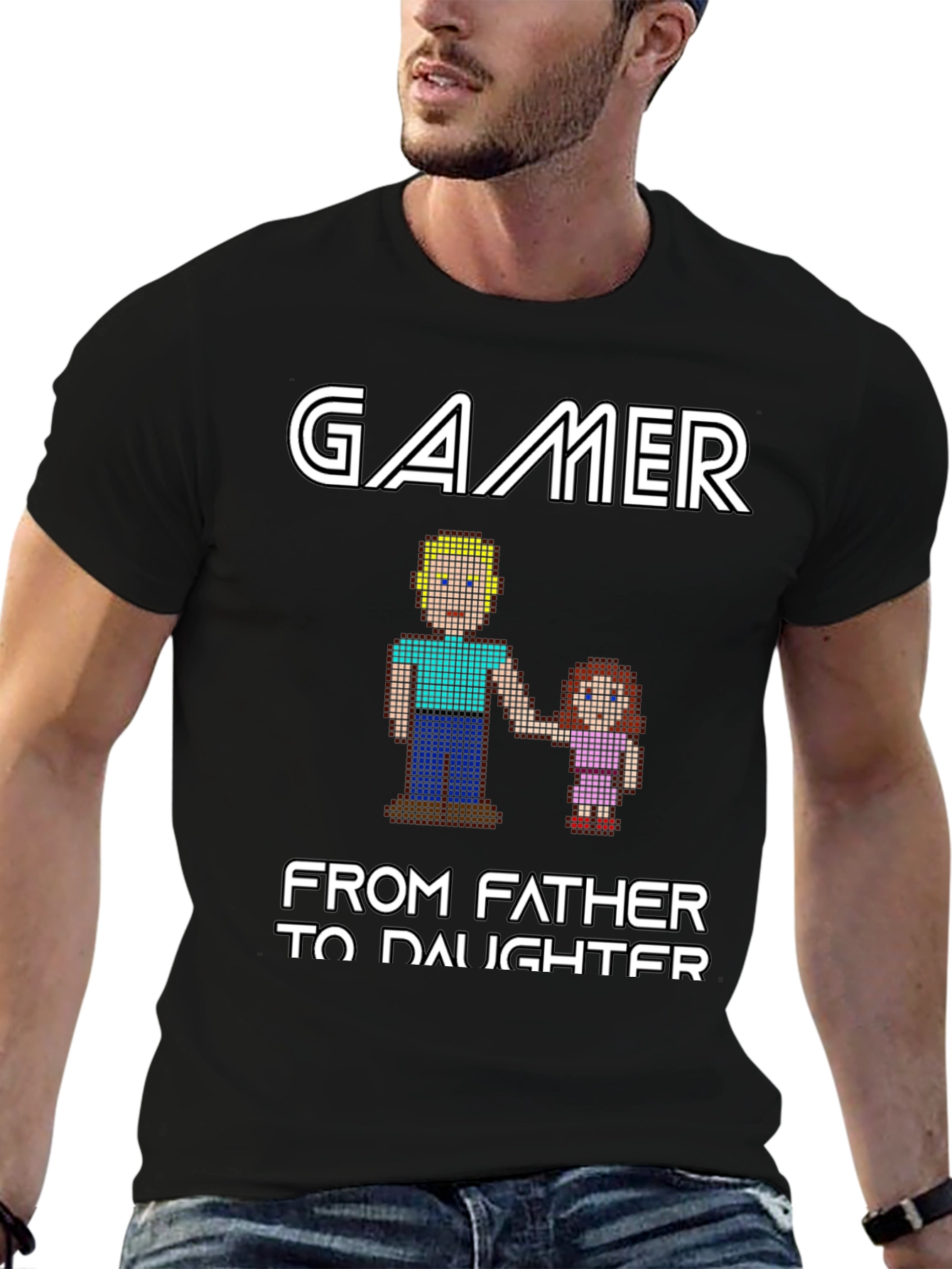 Gamer Father Daughter T-Shirt