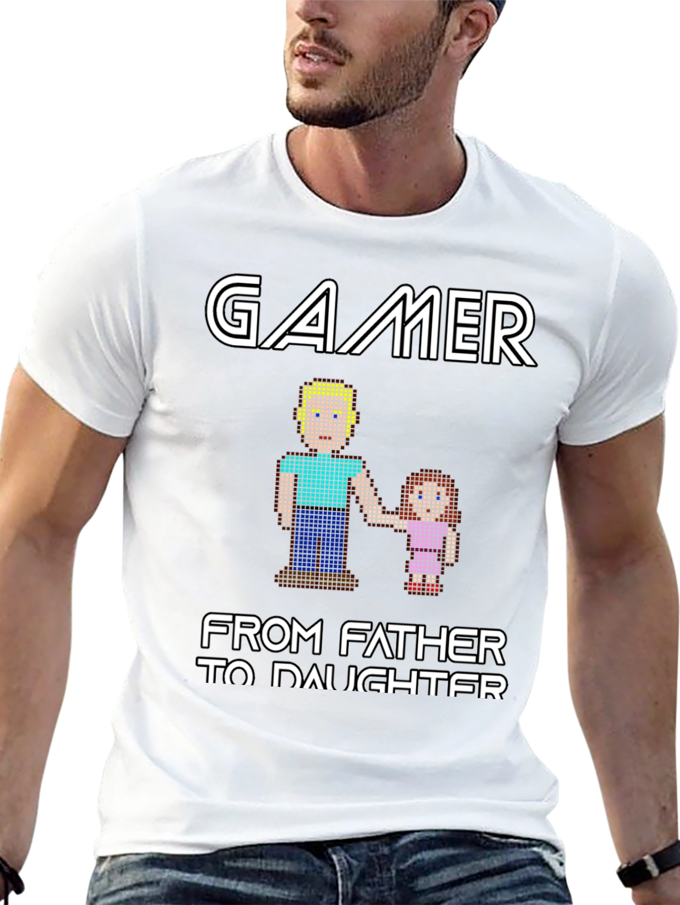 Gamer Father Daughter T-Shirt
