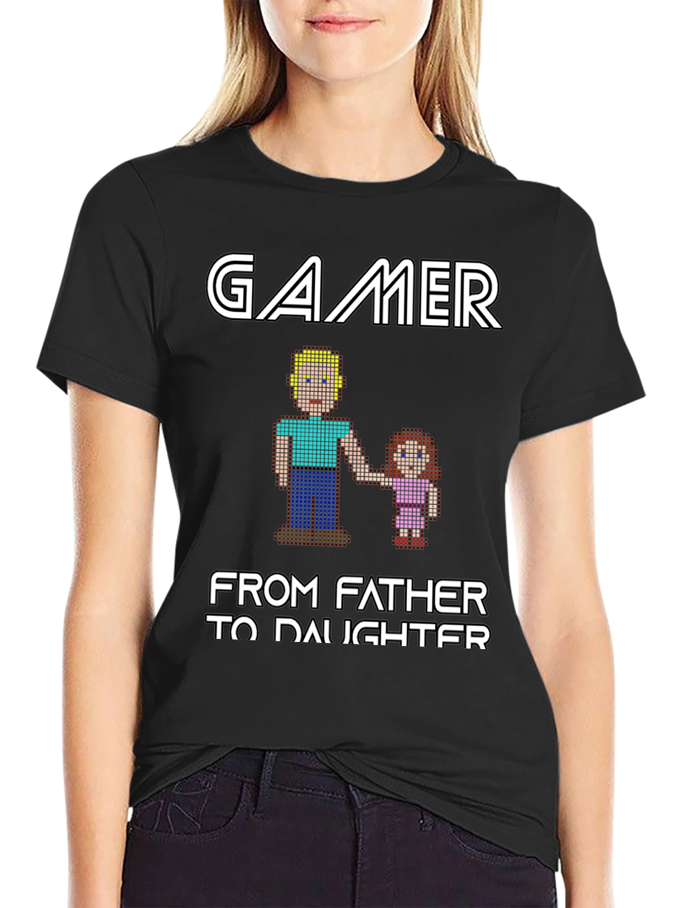 Gamer Father Daughter T-Shirt