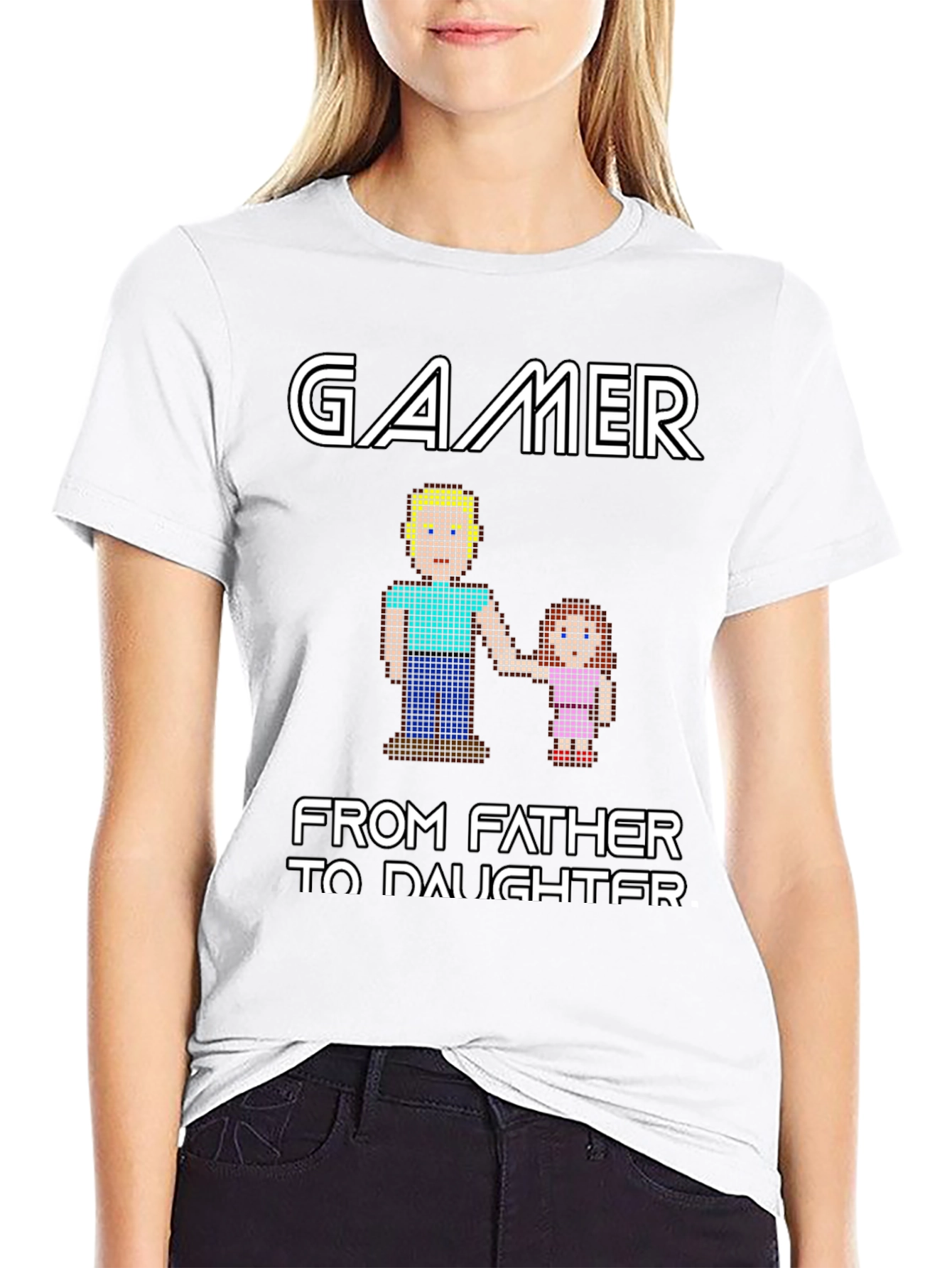 Gamer Father Daughter T-Shirt