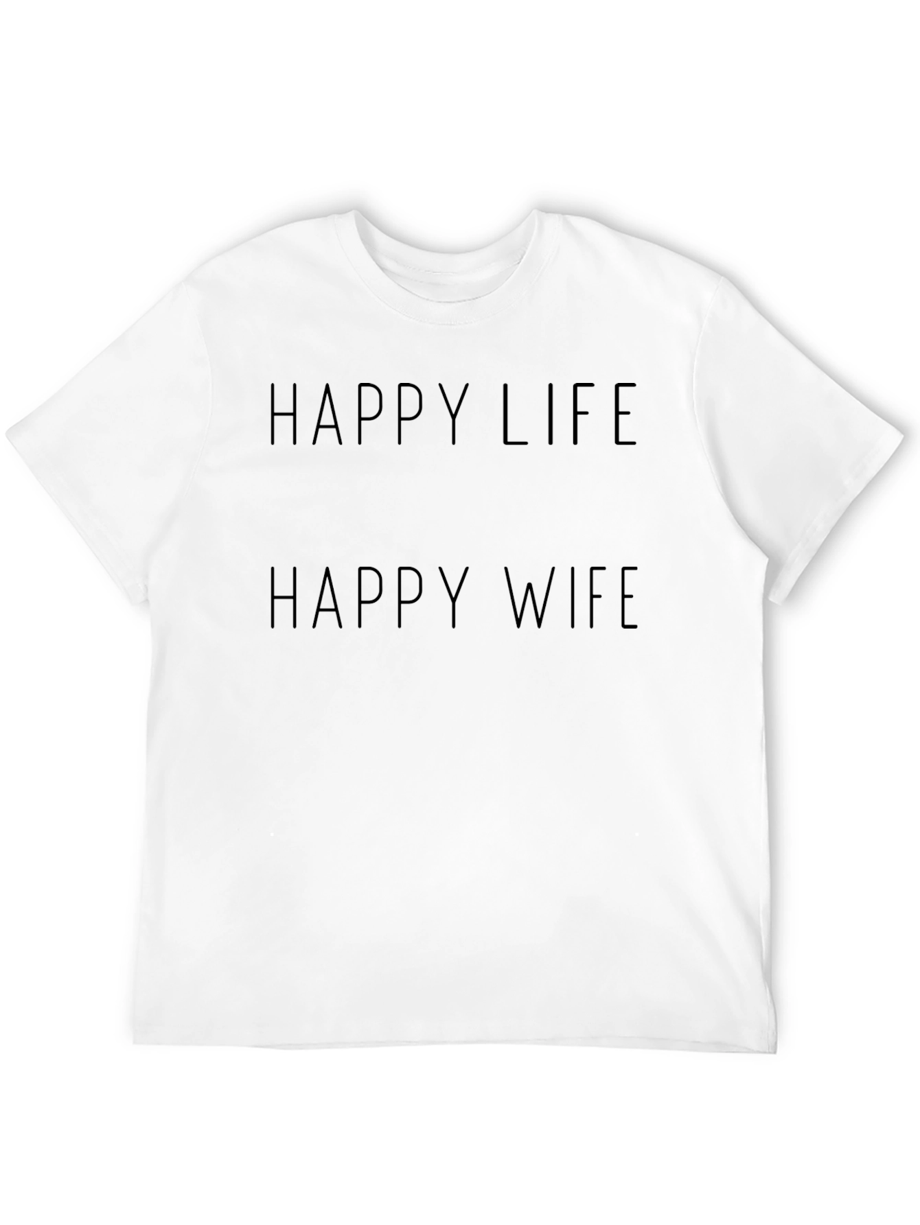 Happy Life Happy Wife Graphic Tee