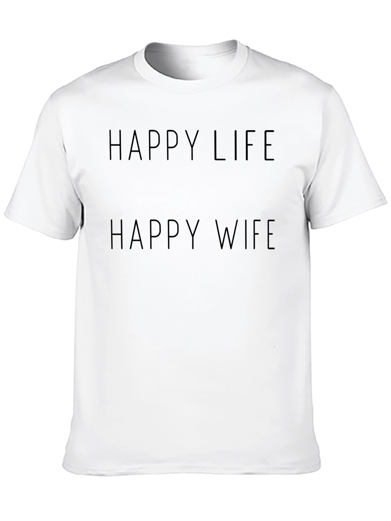 Happy Life Happy Wife Graphic Tee