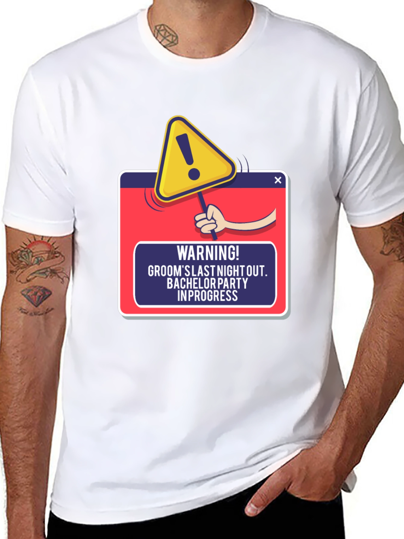 Grooms Last Night Out Bachelor Party T-Shirt