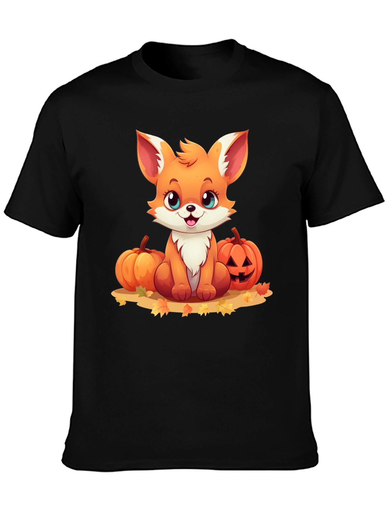 Cute Fox Halloween Graphic Tee