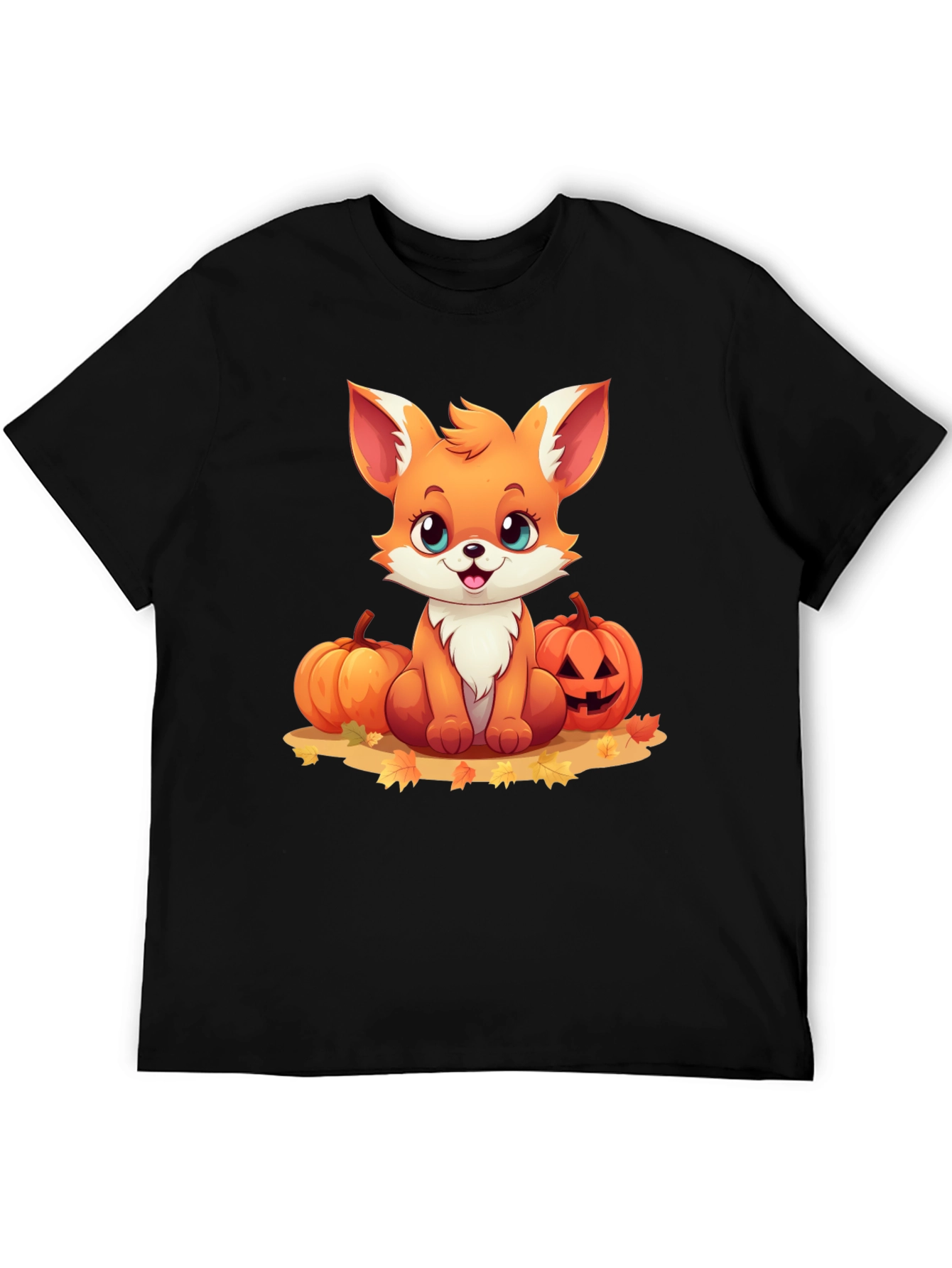 Cute Fox Halloween Graphic Tee
