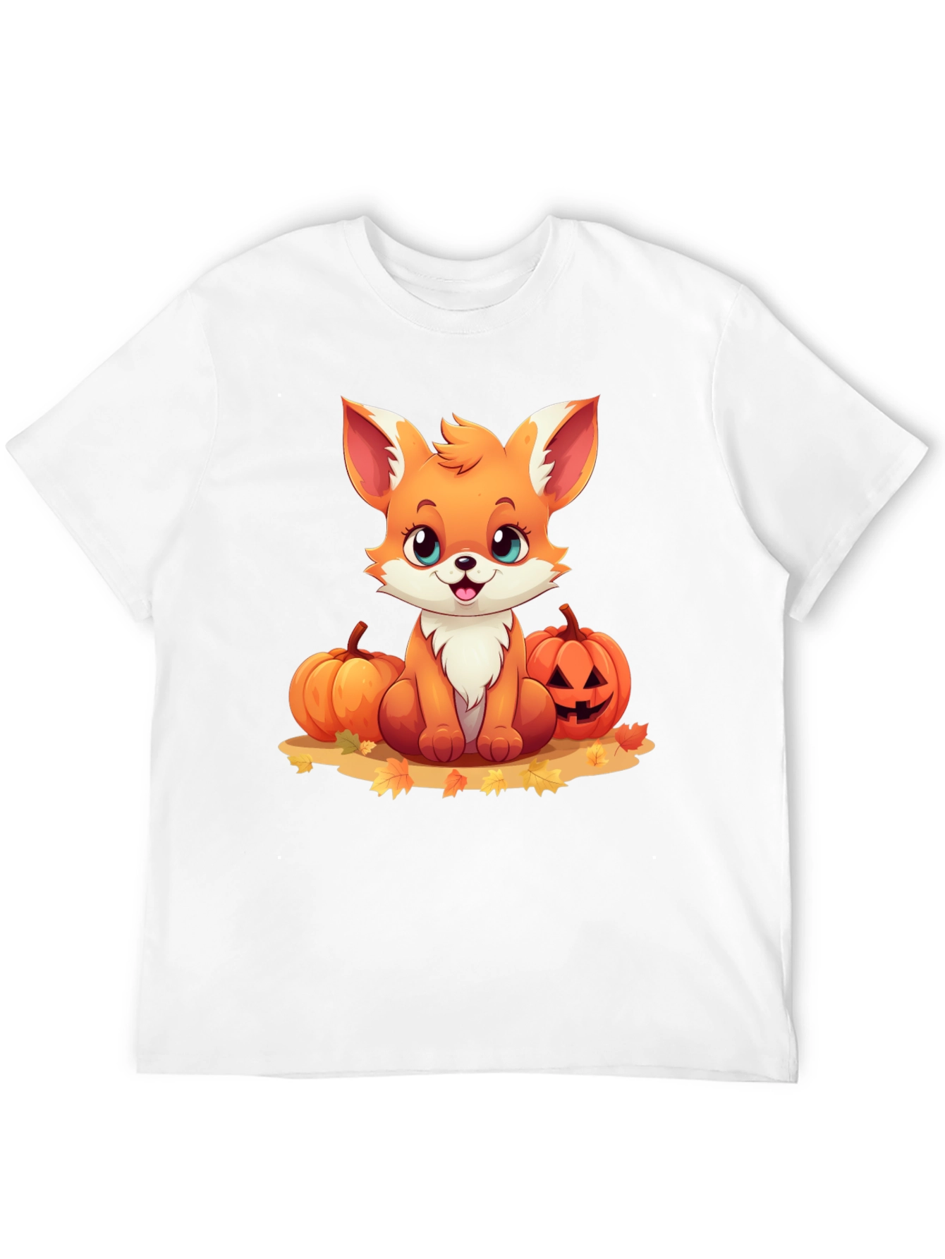Cute Fox Halloween Graphic Tee