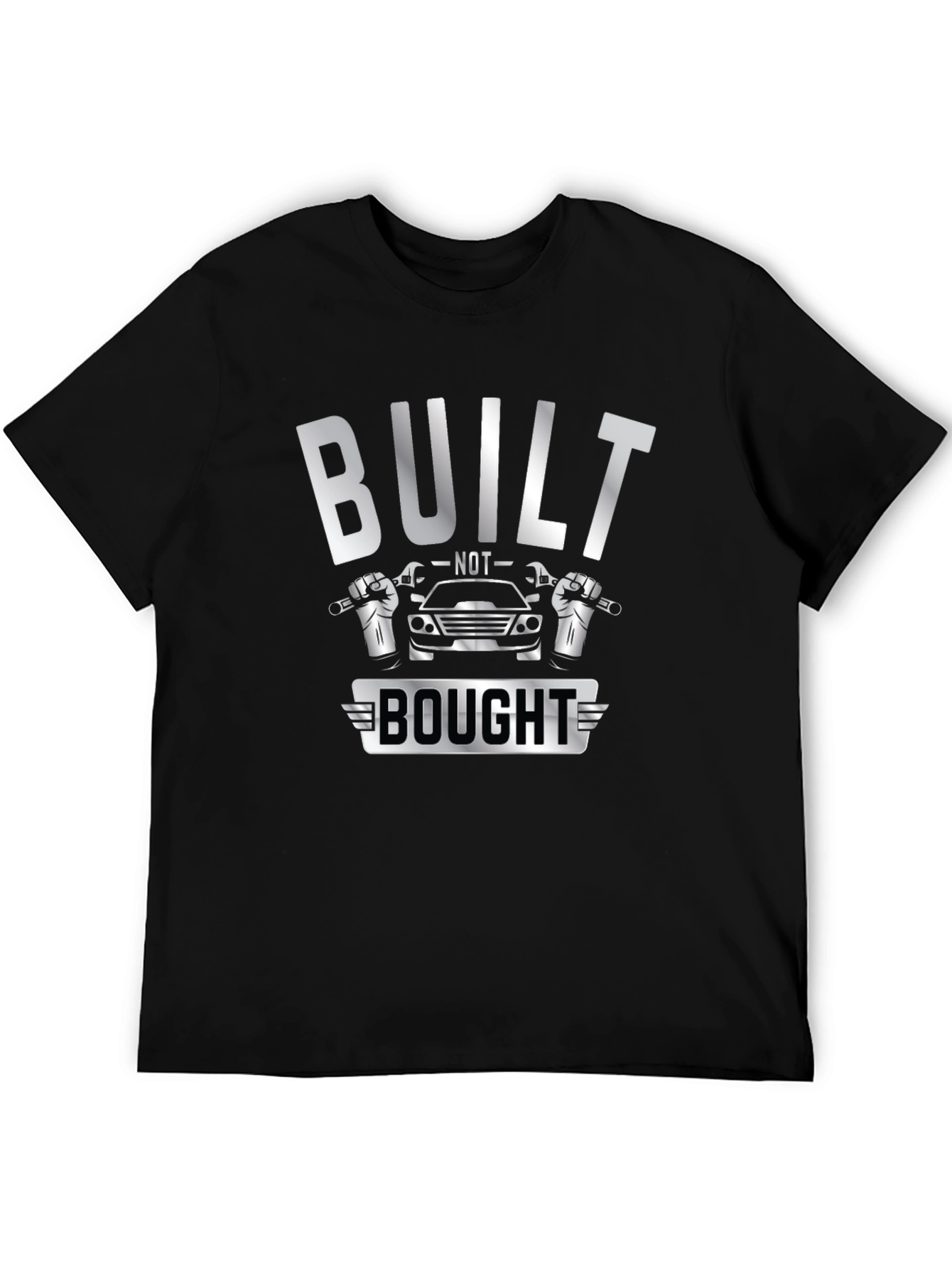 Built Not Bought Car Enthusiast Graphic Tee