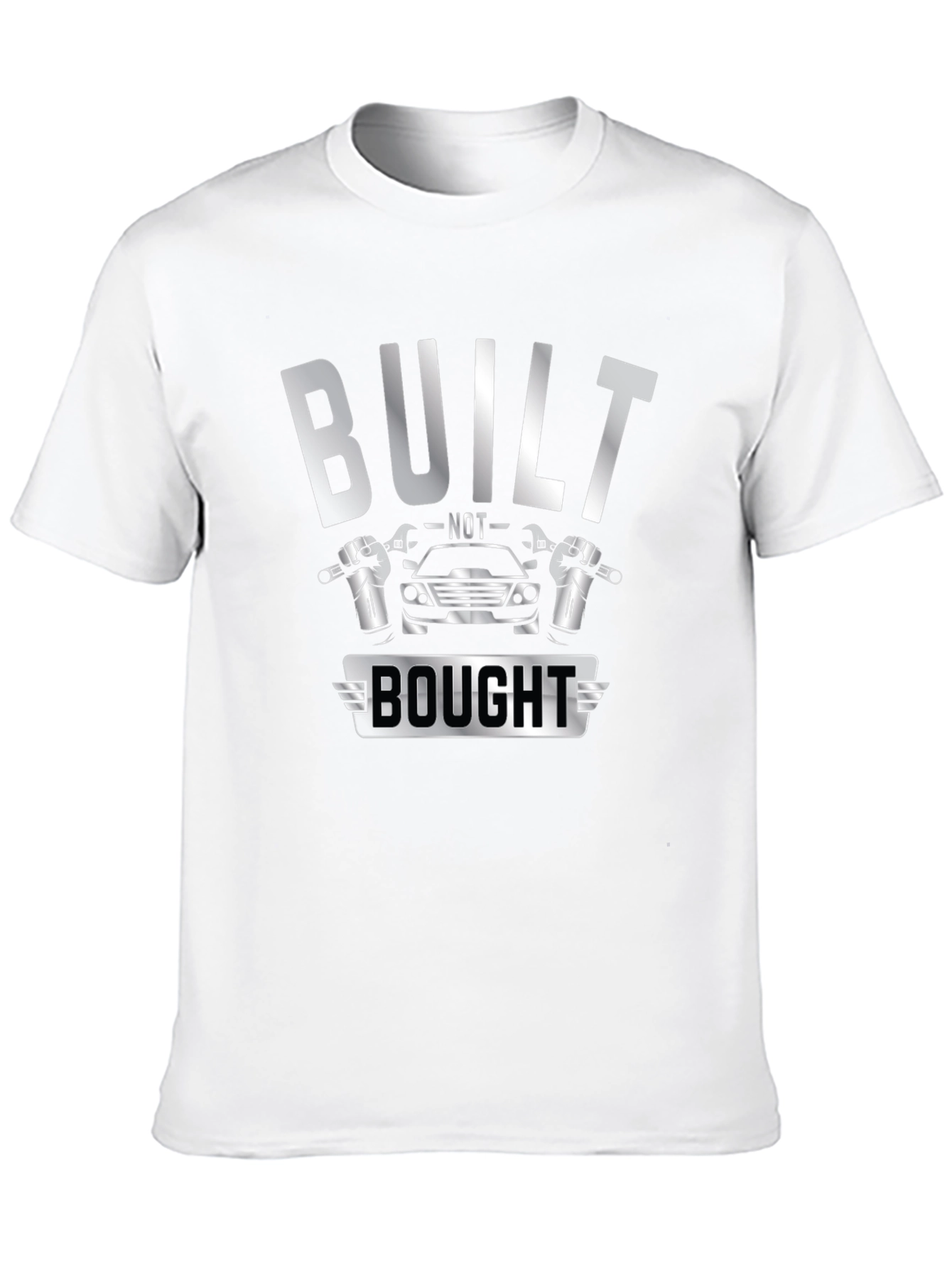 Built Not Bought Car Enthusiast Graphic Tee