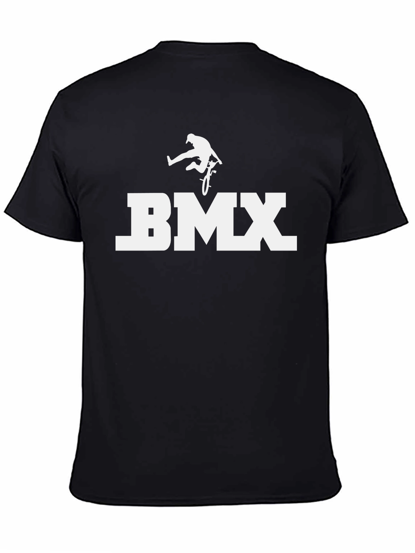 BMX T-Shirt - Black Cotton Graphic Tee