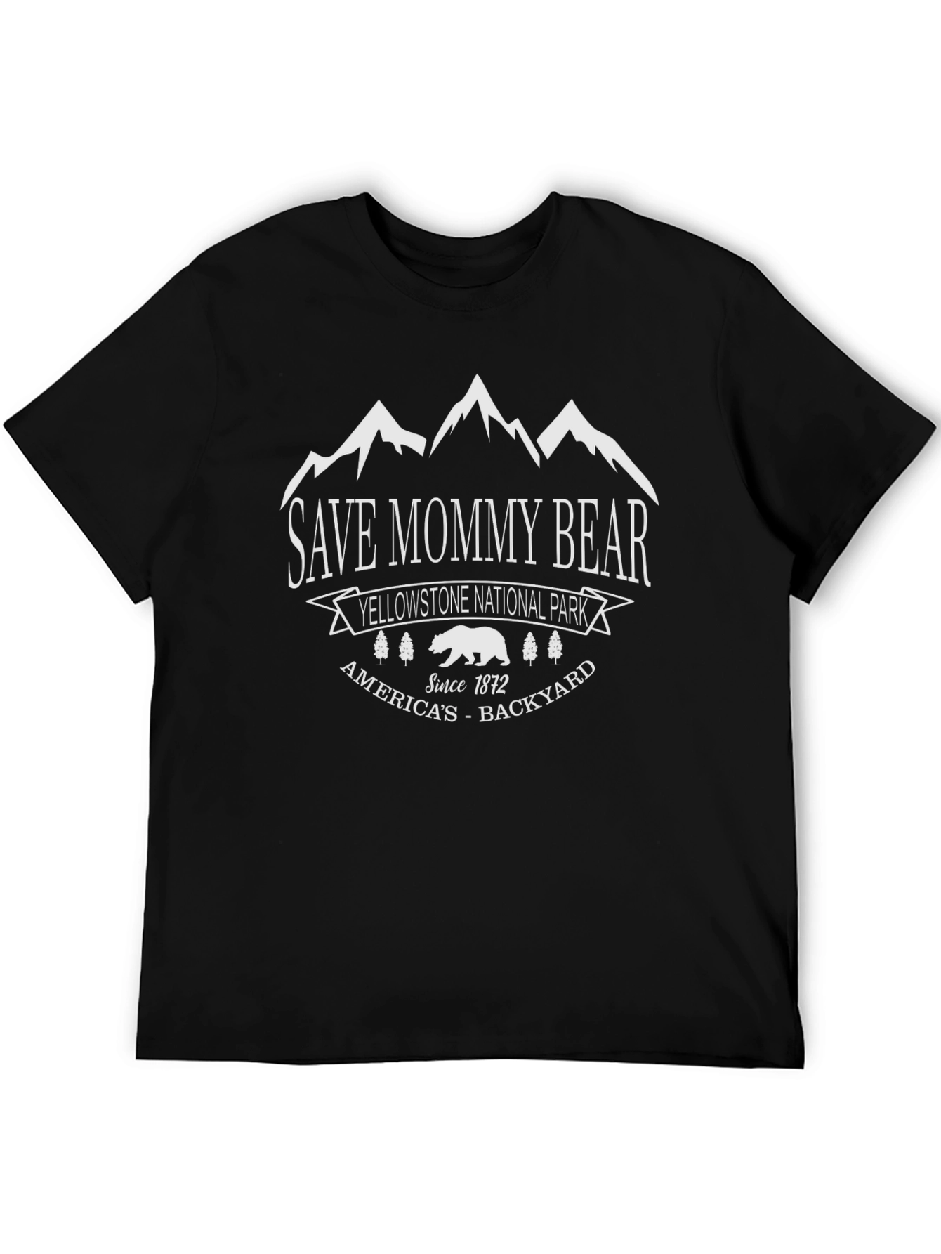 Save Mommy Bear Yellowstone National Park T-Shirt