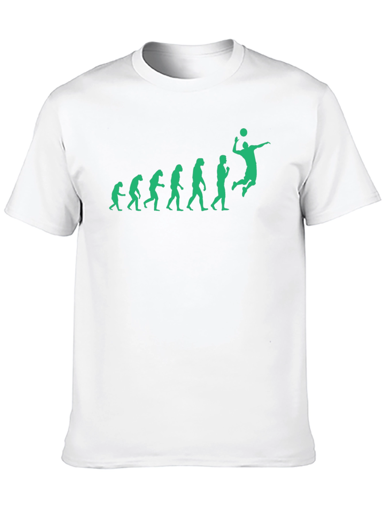 Volleyball Evolution Graphic Tee - Black