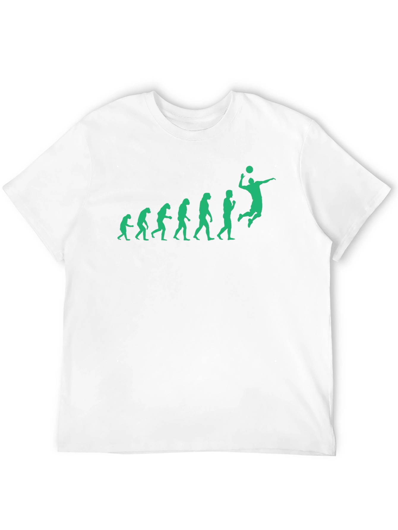 Volleyball Evolution Graphic Tee - Black