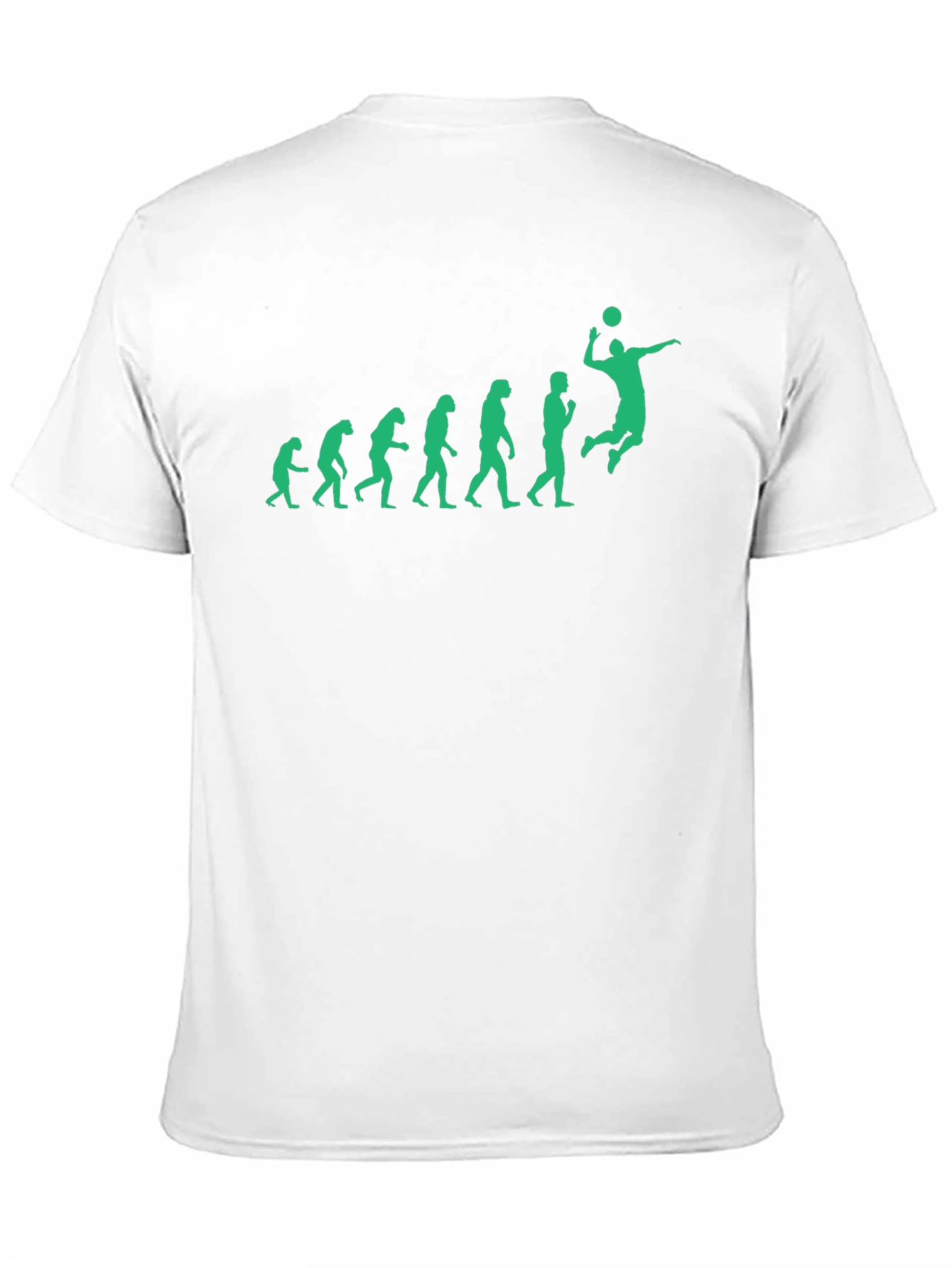 Volleyball Evolution Graphic Tee - Black