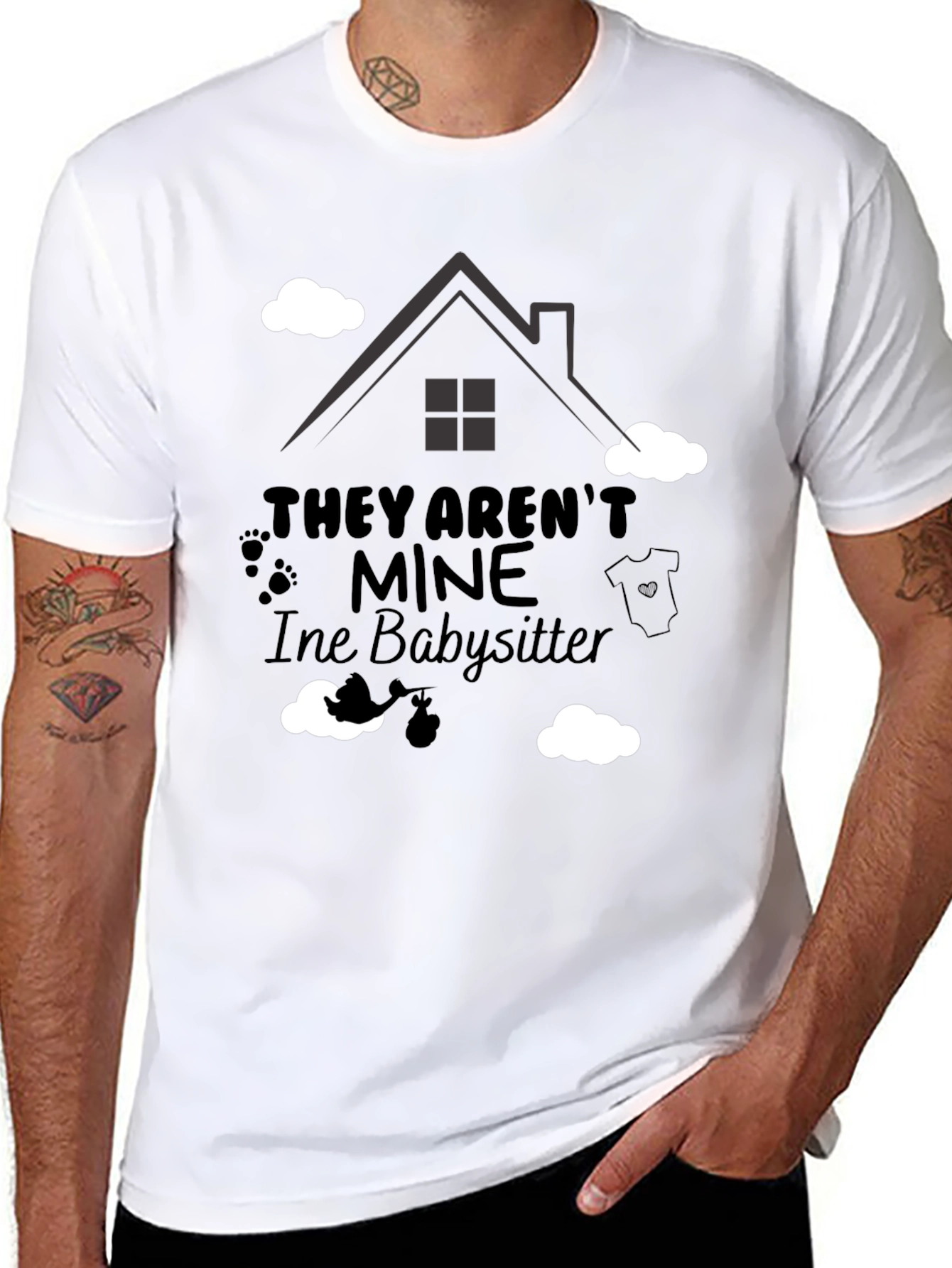 They Arent Mine Babysitter T-Shirt