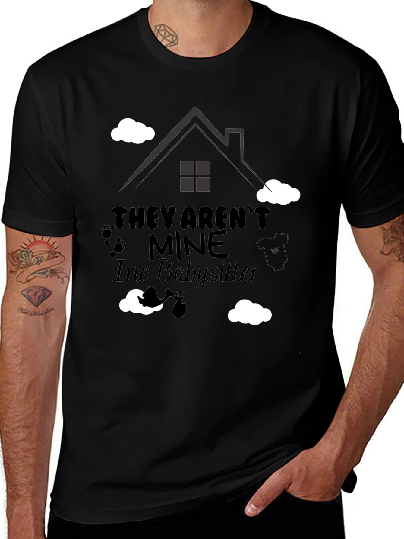 They Arent Mine Babysitter T-Shirt