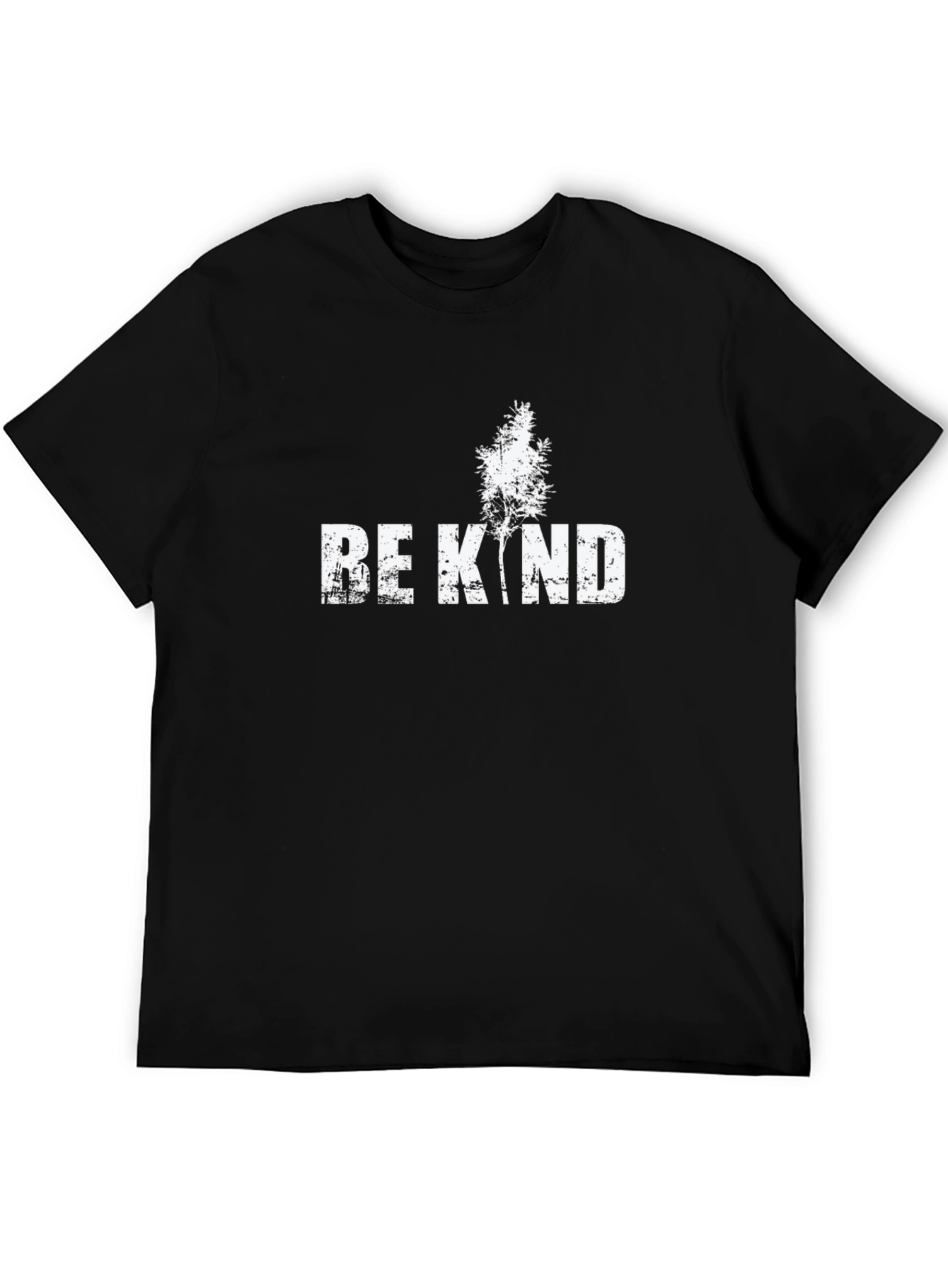 Be Kind Graphic Tee - Black Cotton T-Shirt