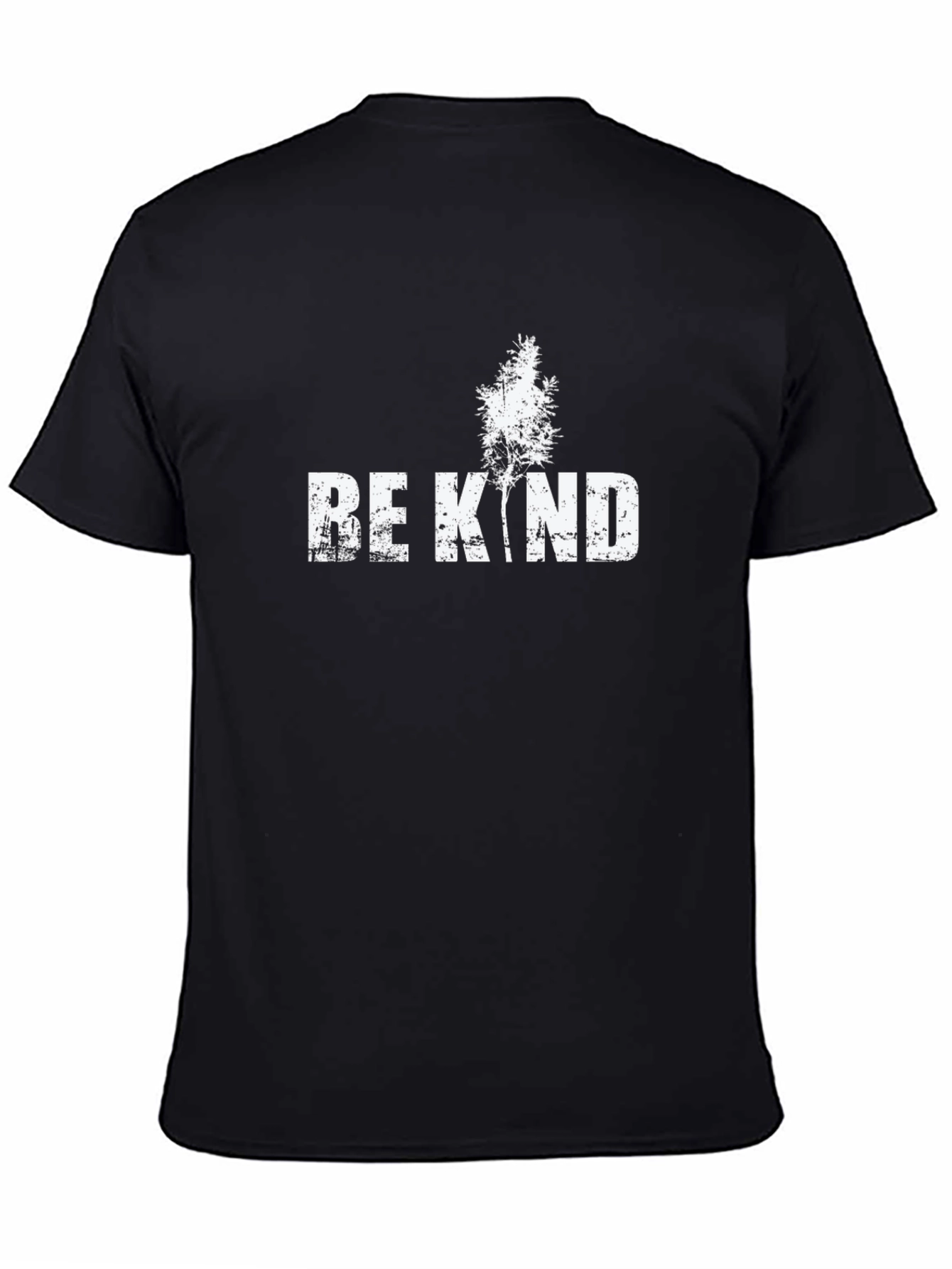 Be Kind Graphic Tee - Black Cotton T-Shirt