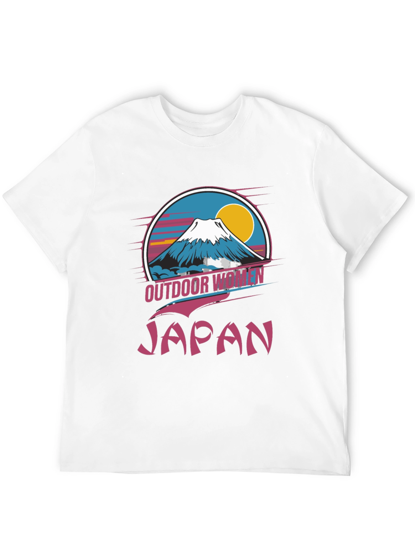 Outdoor Women Japan T-Shirt Black