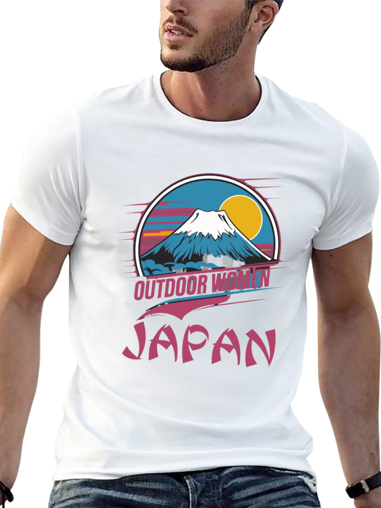 Outdoor Women Japan T-Shirt Black