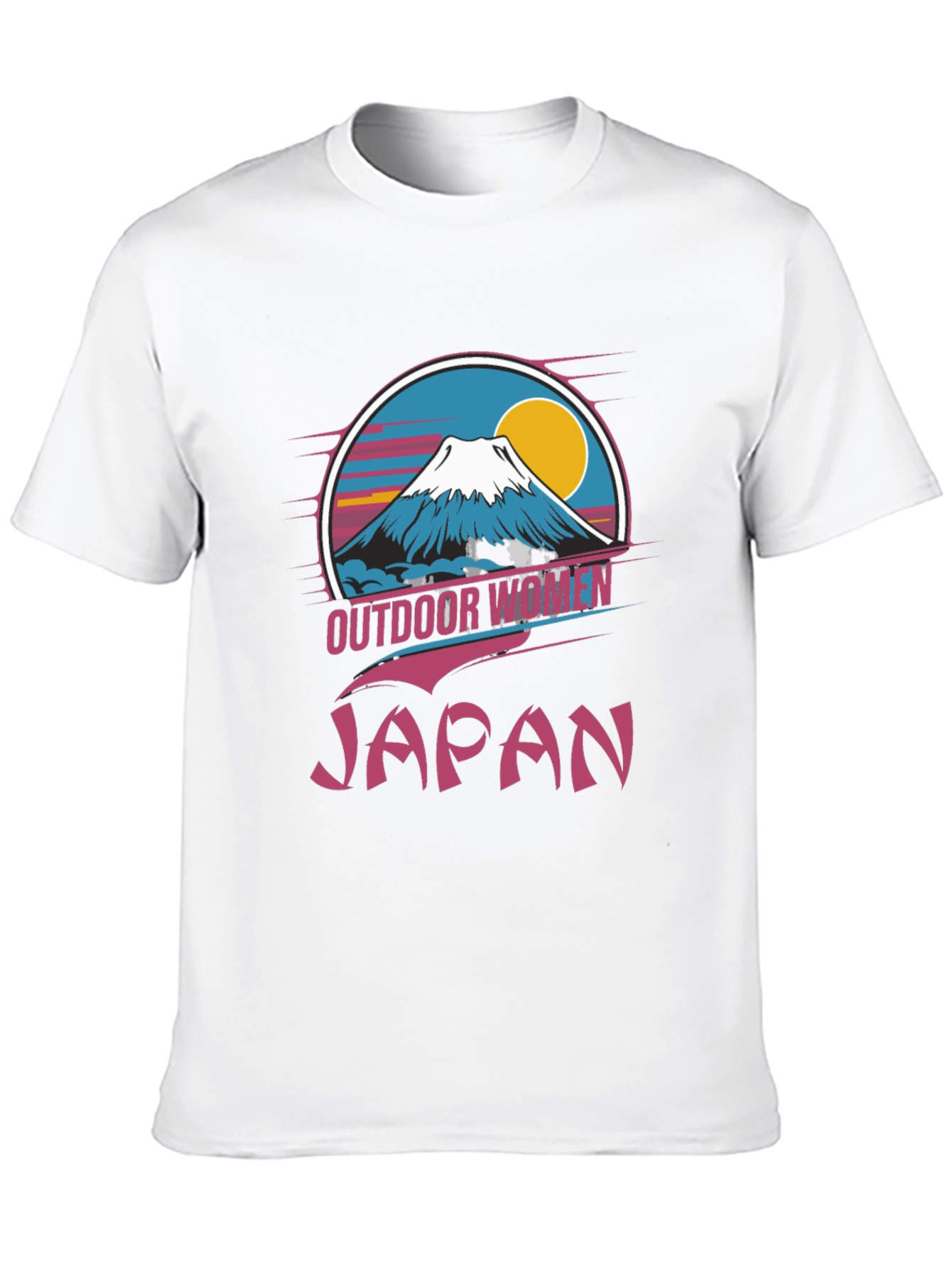 Outdoor Women Japan T-Shirt Black