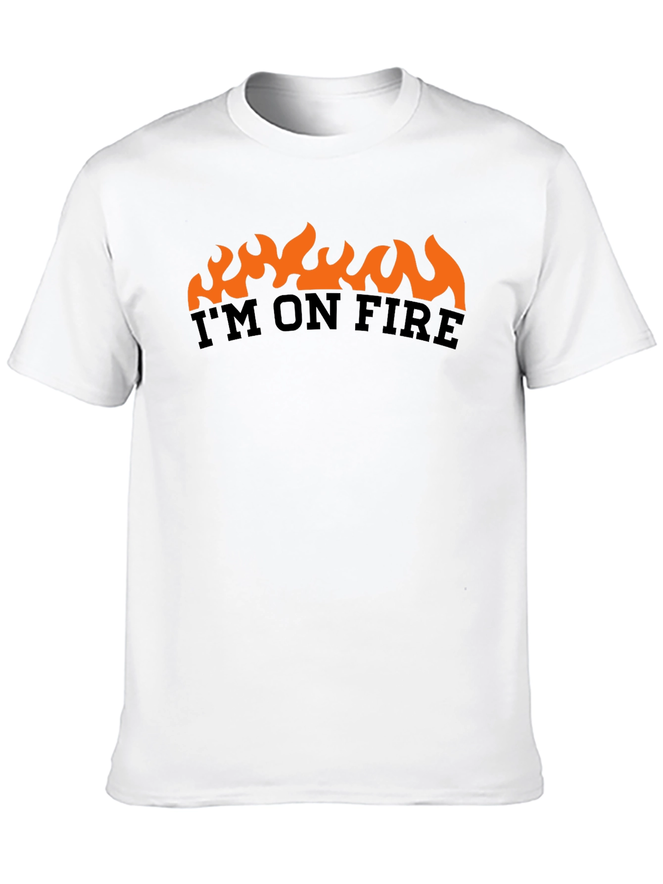 Im On Fire Graphic T-Shirt - Black