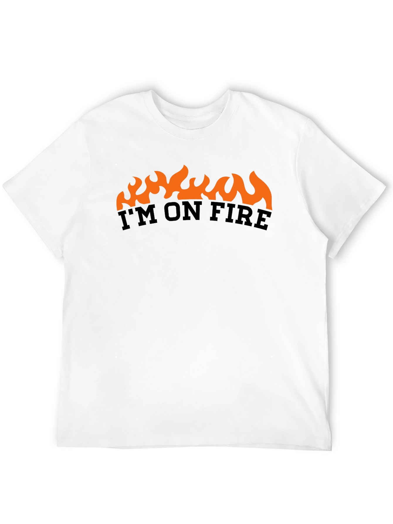 Im On Fire Graphic T-Shirt - Black
