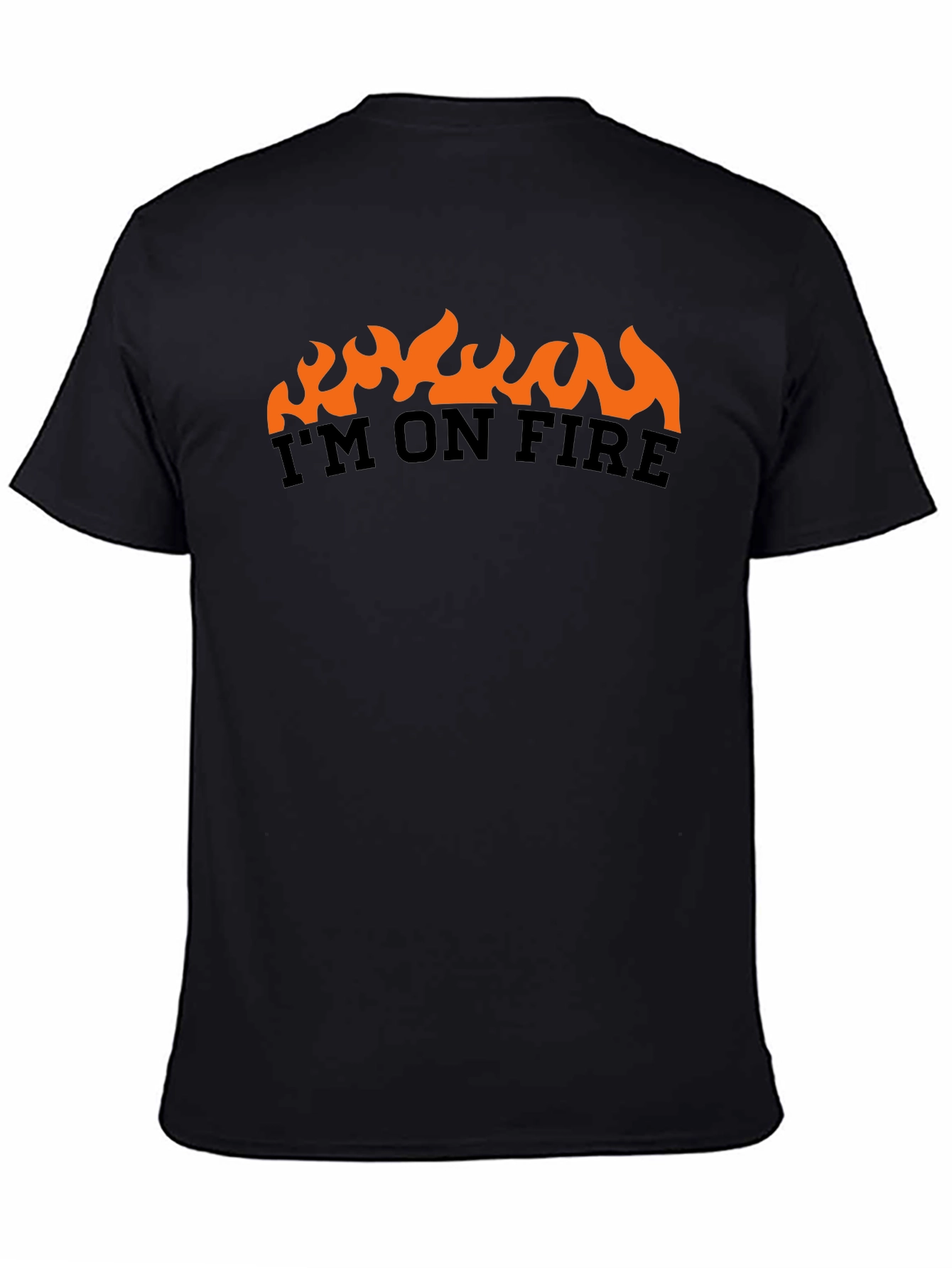 Im On Fire Graphic T-Shirt - Black