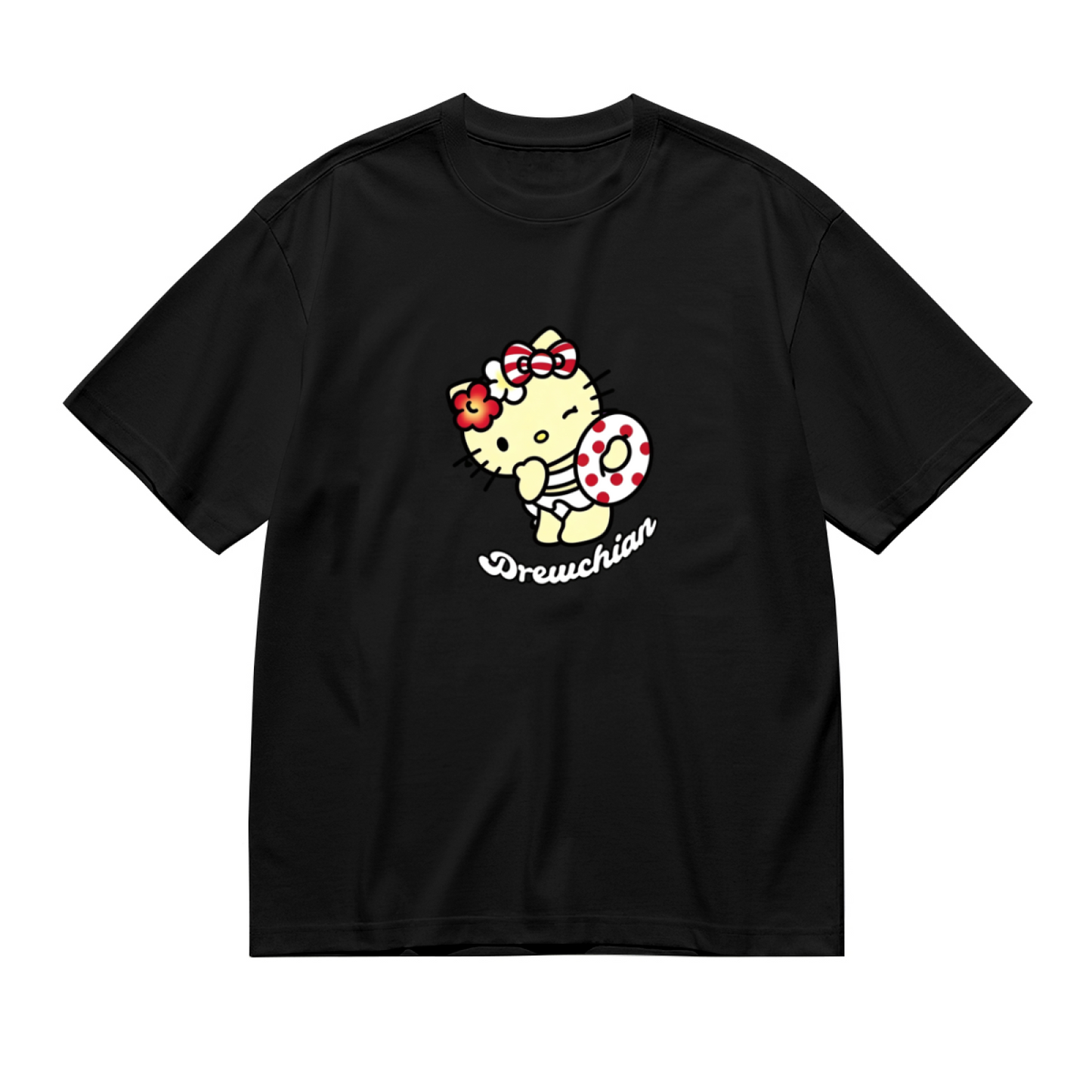 Retro Trendy Pattern Stylish Plus Size Women Casual Tee