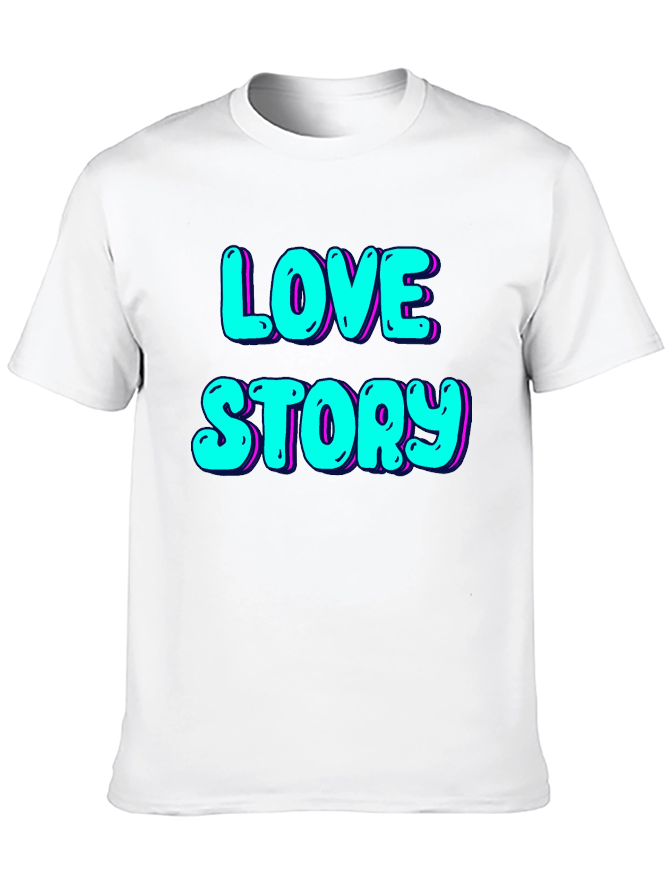 Love Story Graphic Tee - Black T-Shirt