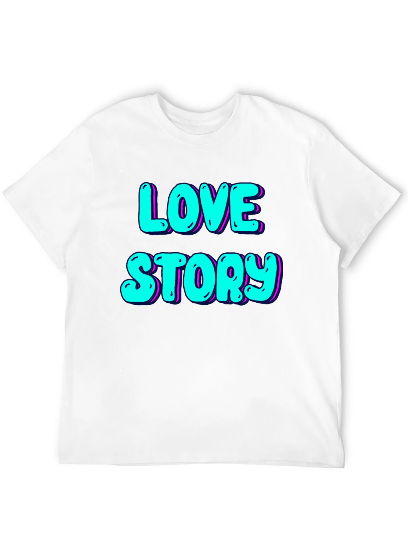 Love Story Graphic Tee - Black T-Shirt
