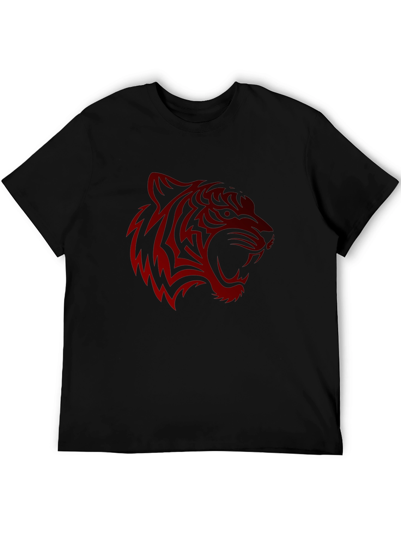Bold Tiger Graphic Print Mens T-Shirt