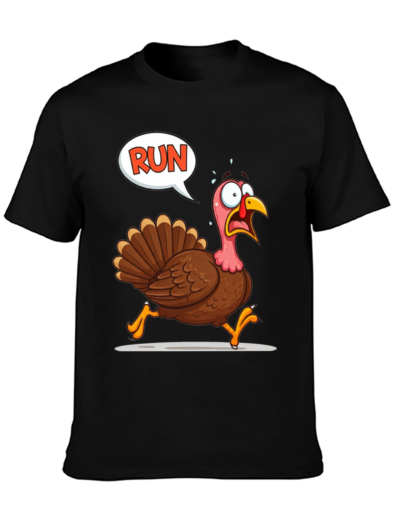 Run Turkey T-Shirt - Thanksgiving Fun