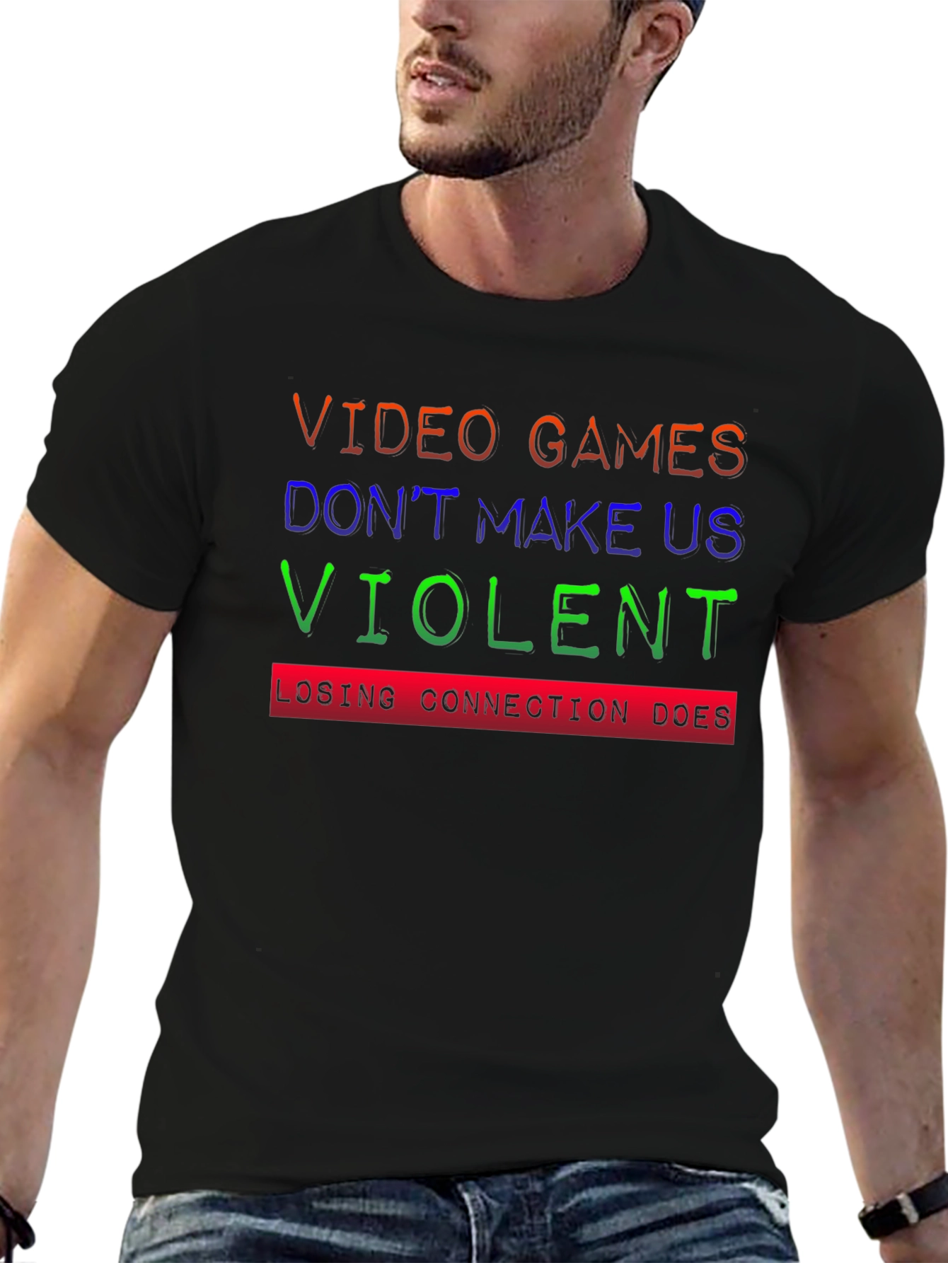 Video Games Dont Make Us Violent T-Shirt