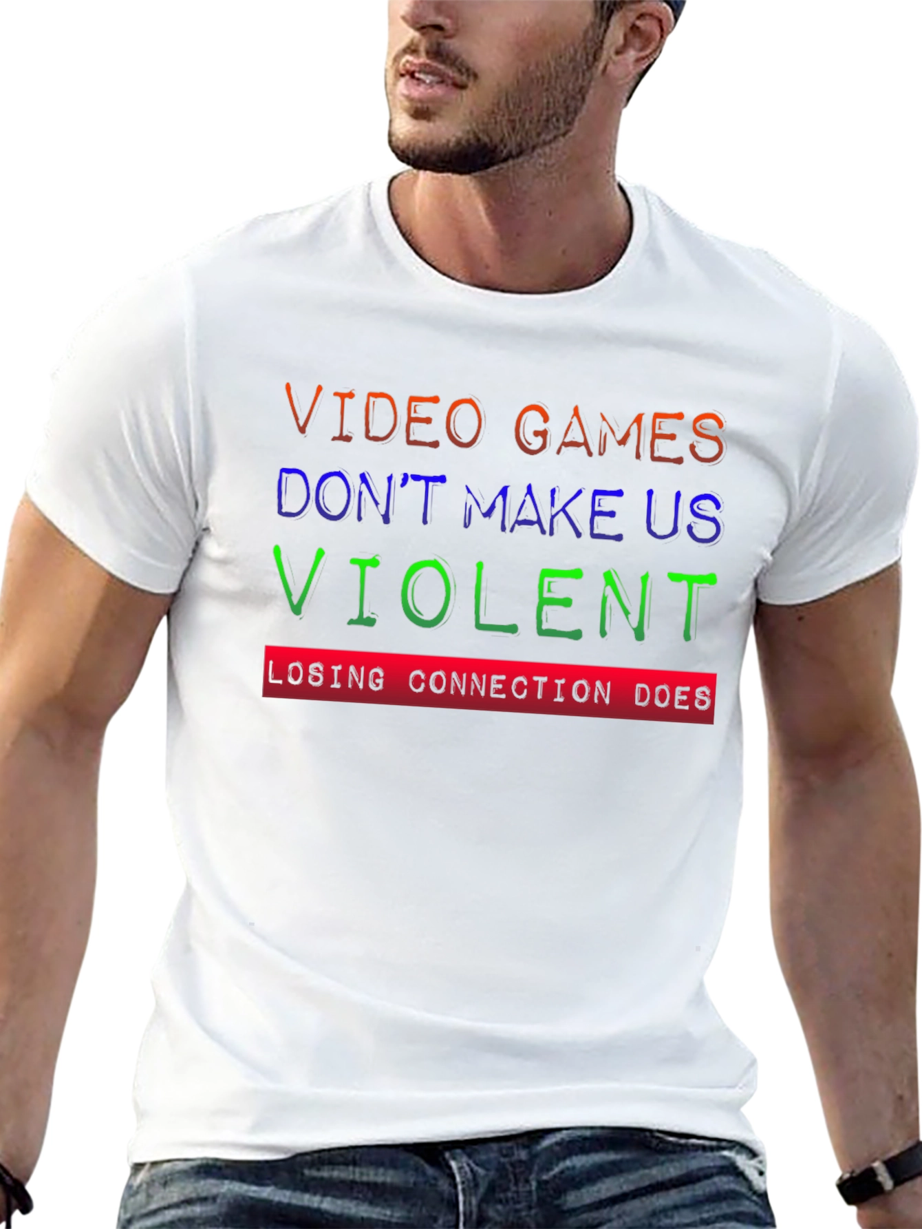 Video Games Dont Make Us Violent T-Shirt