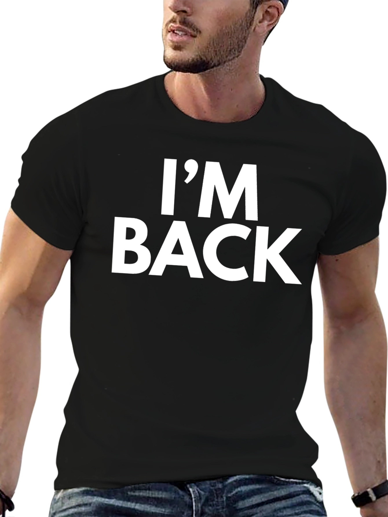 Im Back Mens T-Shirt - Bold Statement Tee