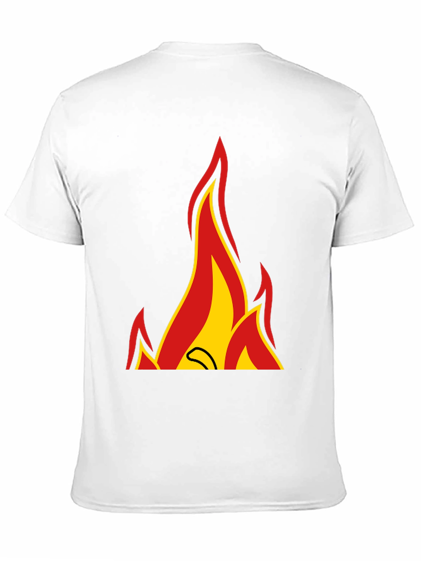 Fiery Graphic Tee - Bold Statement Shirt