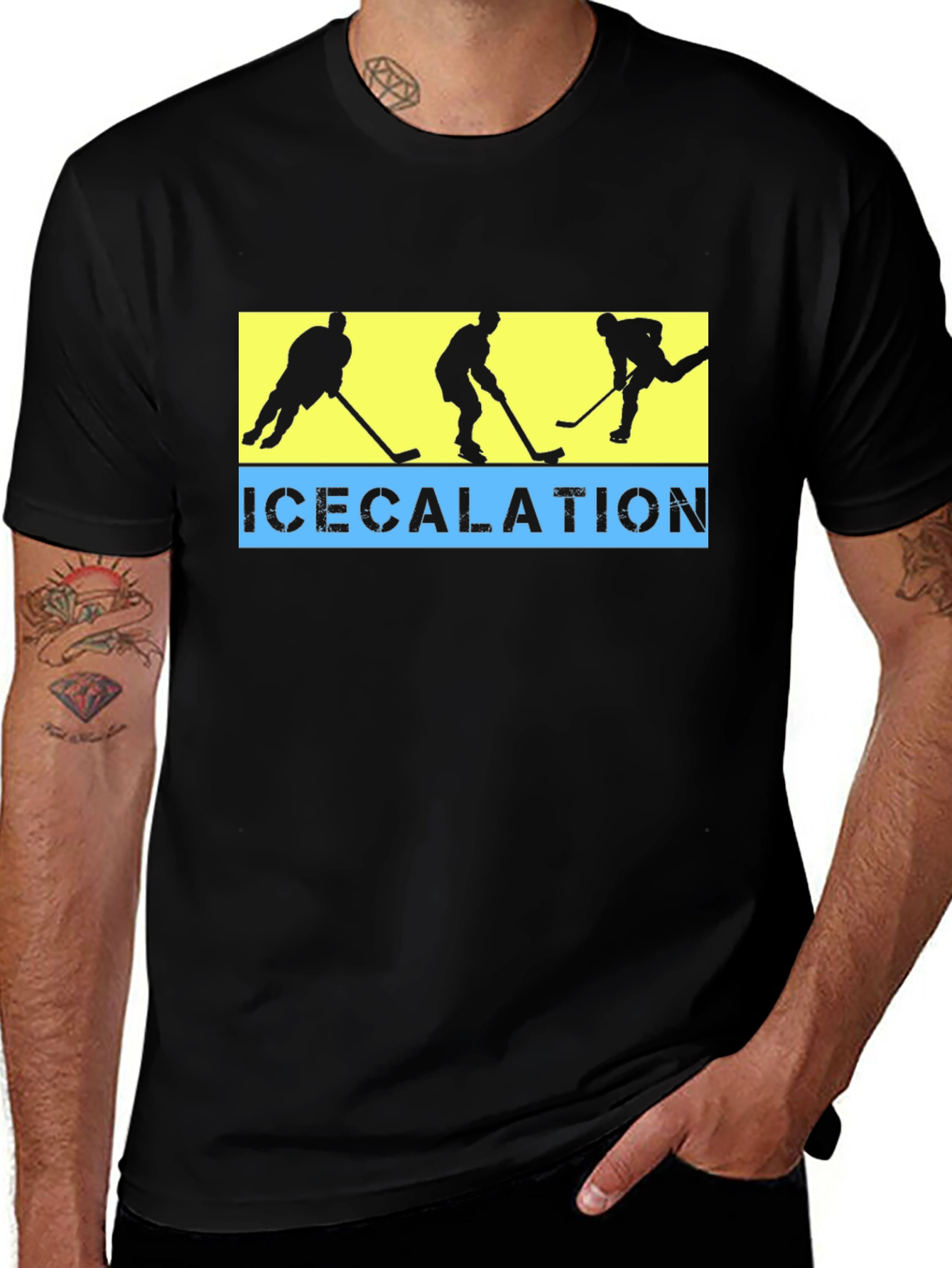 Icecalation Hockey Graphic T-Shirt