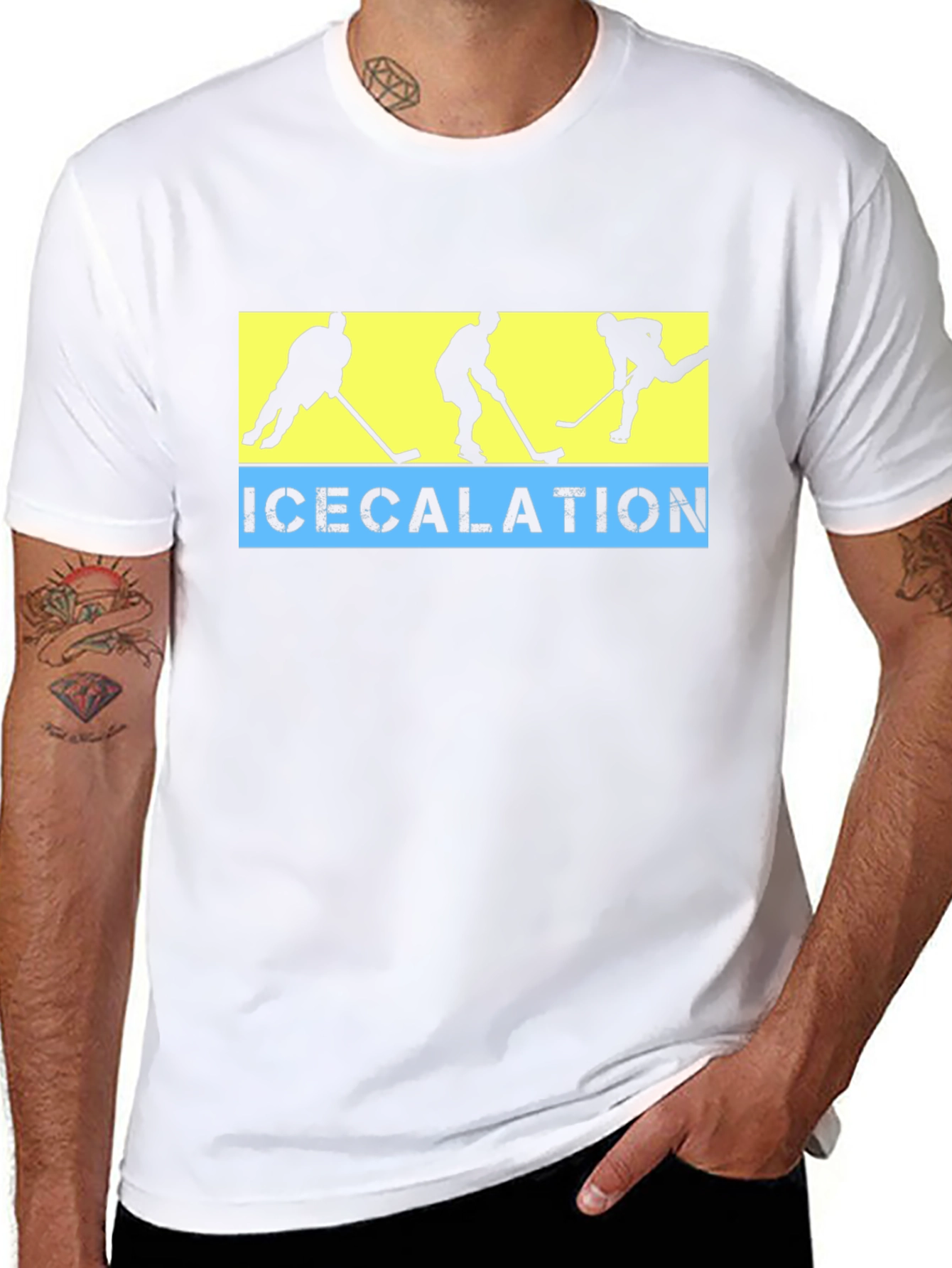 Icecalation Hockey Graphic T-Shirt