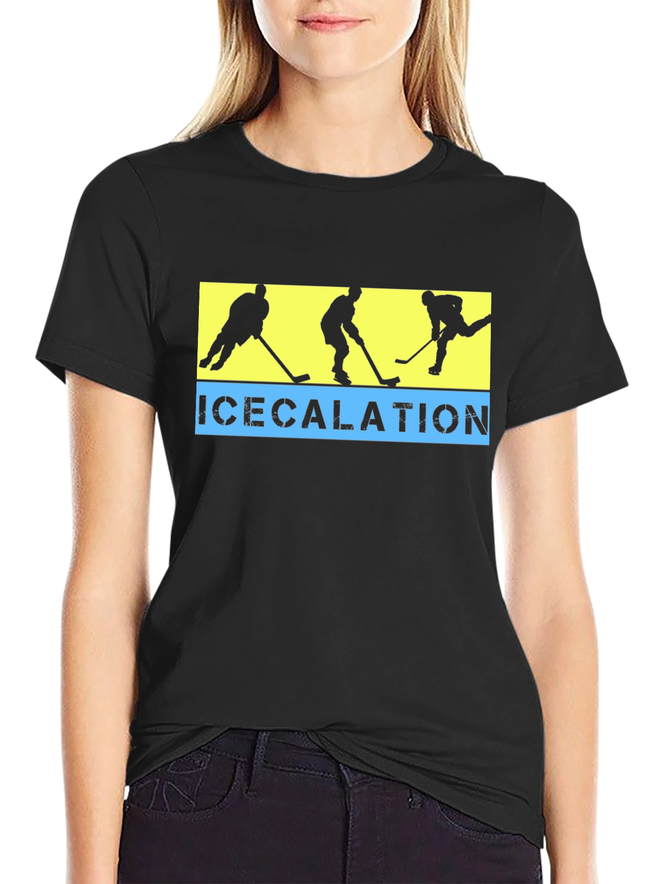 Icecalation Hockey Graphic T-Shirt