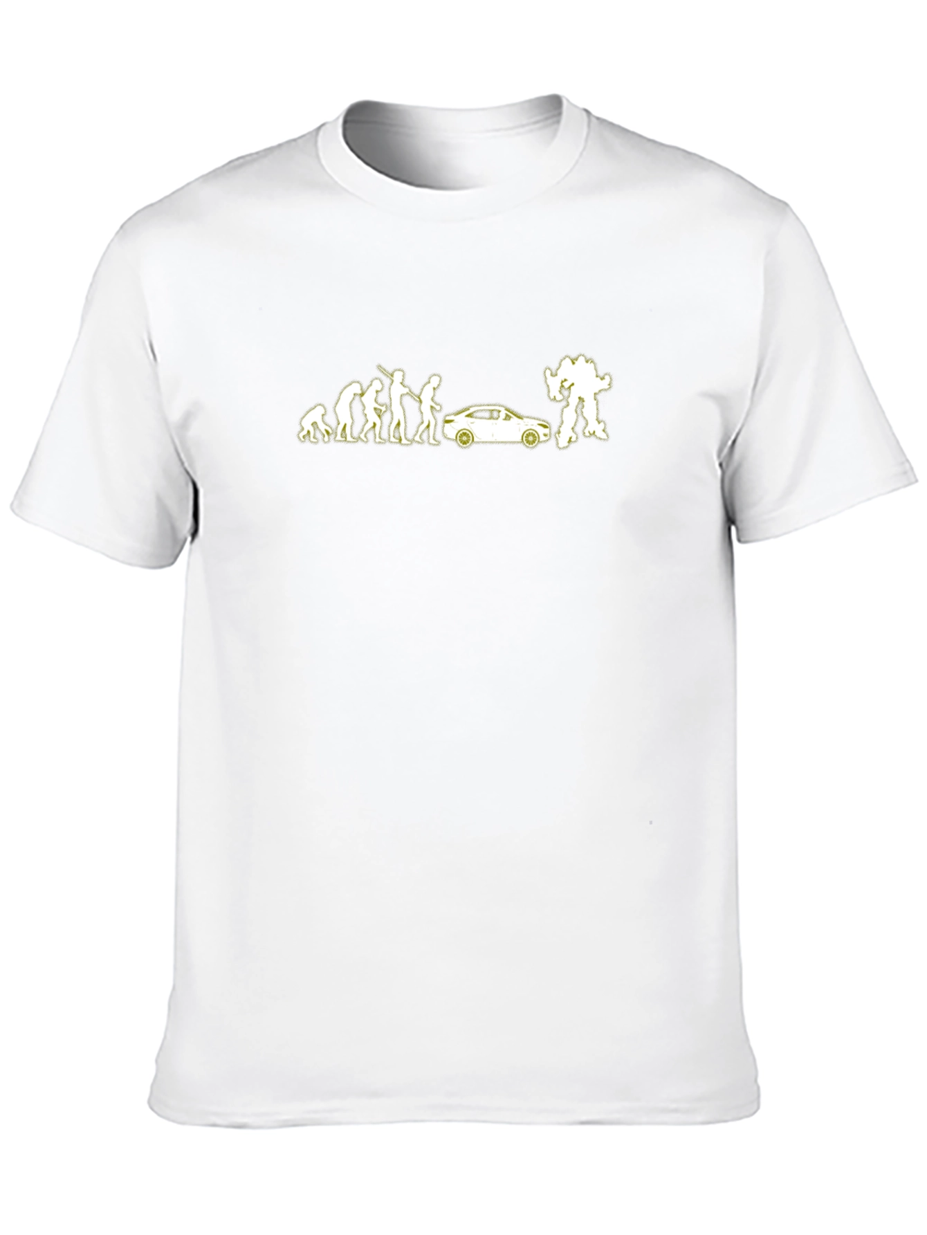 Evolution of Car T-Shirt - Funny Robot Design