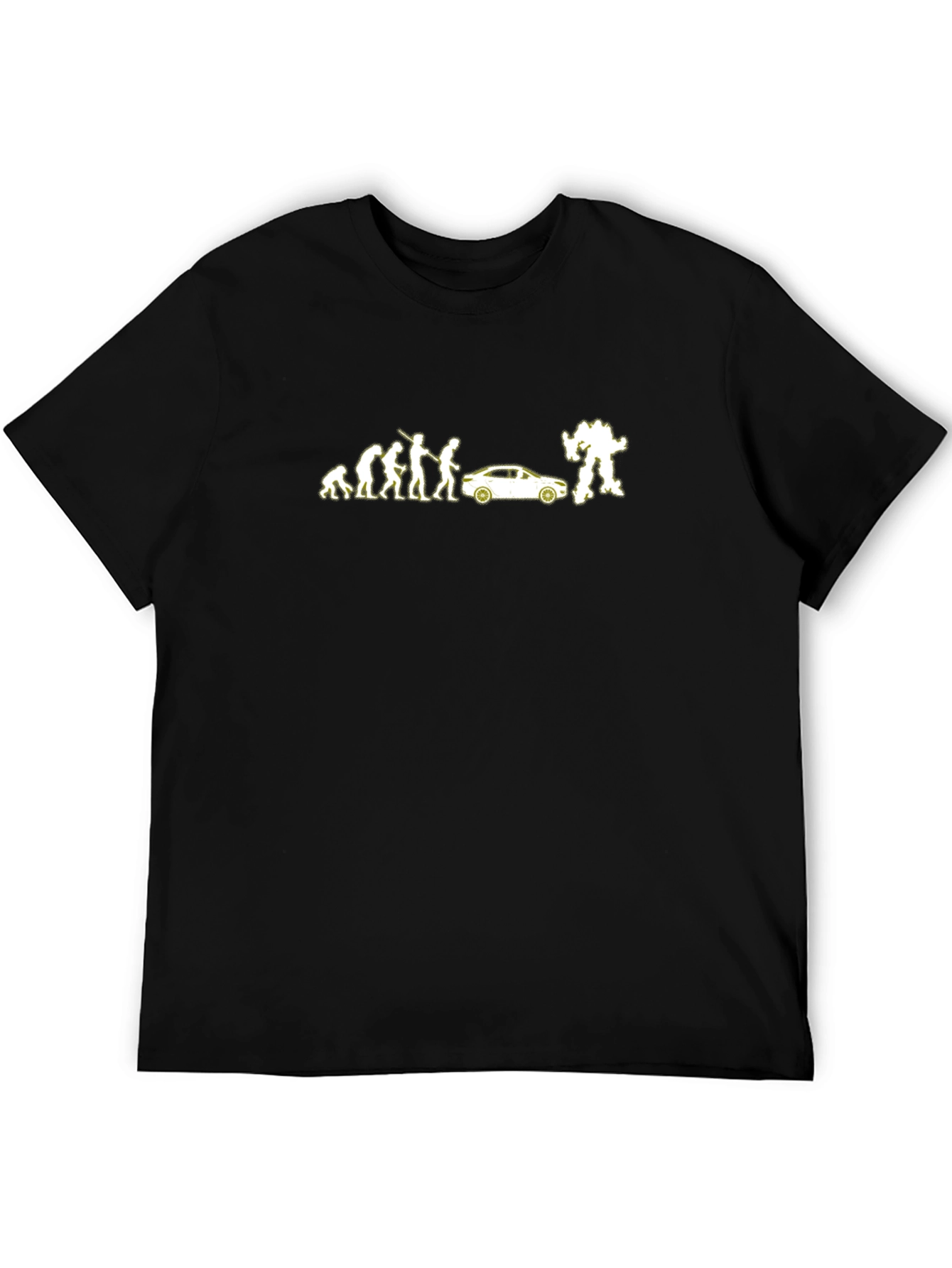 Evolution of Car T-Shirt - Funny Robot Design